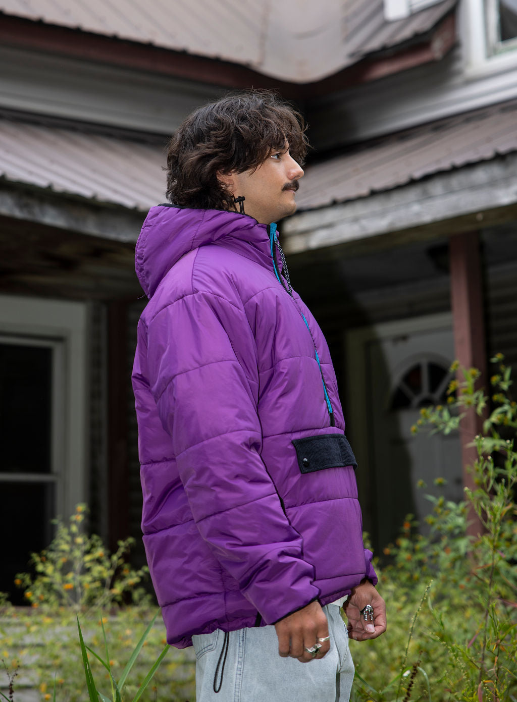 Battle Puffy Anorak (Wildberry)