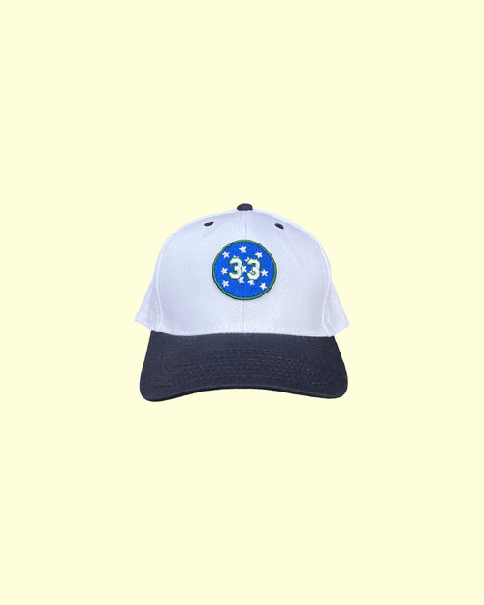 Exit 2 Structured Snapback (White/Navy)