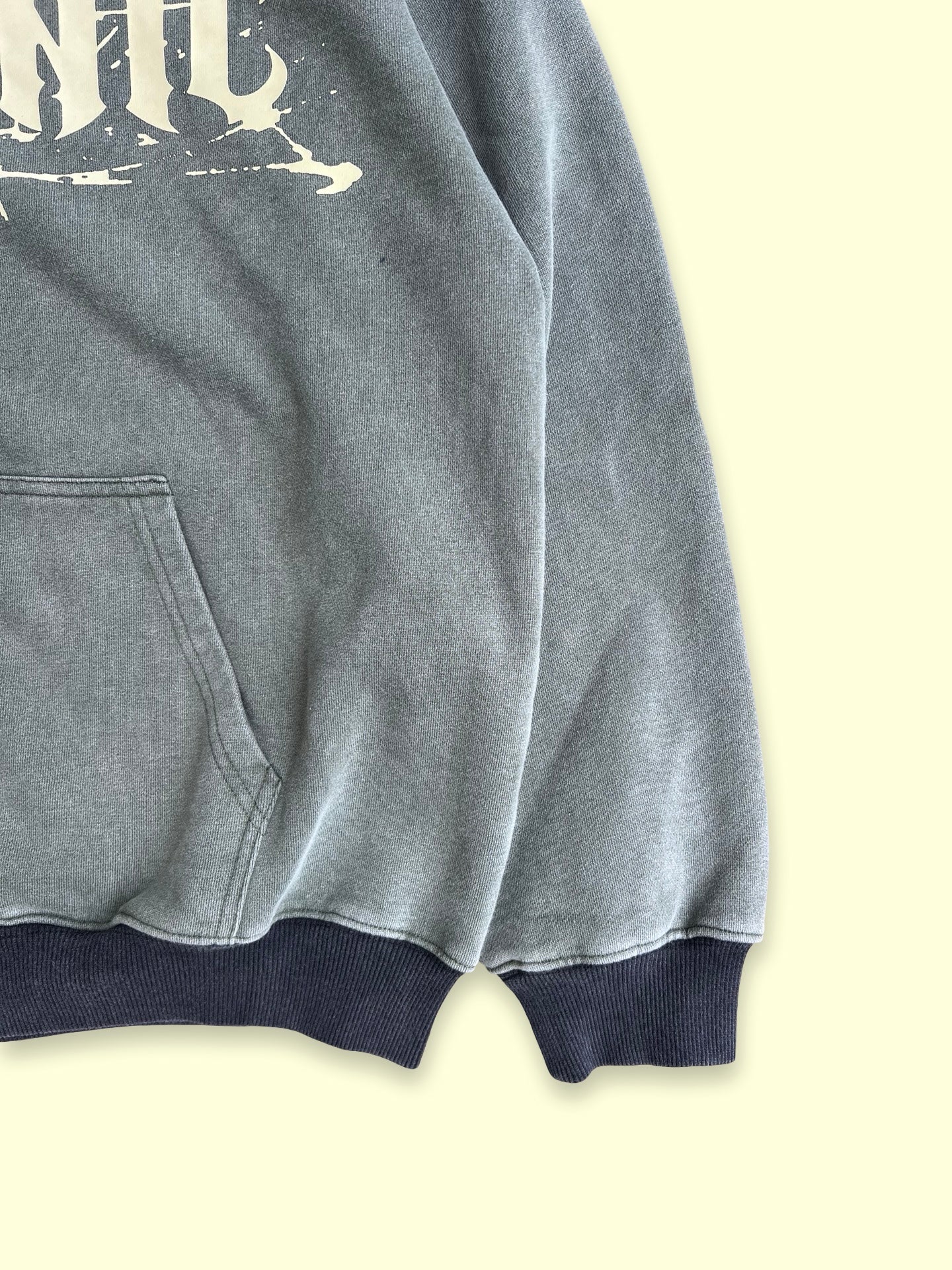 "Shattered" Zippered Sweatshirt (Washed Pine)