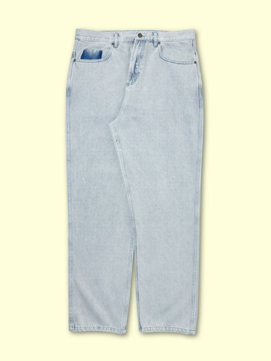 Loose Change Denim Pants (Light Wash)