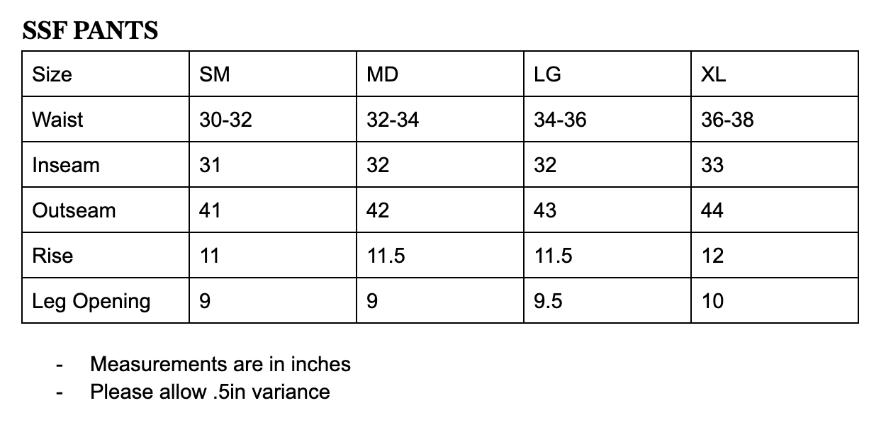 SSF Pants (Smoke Grey)