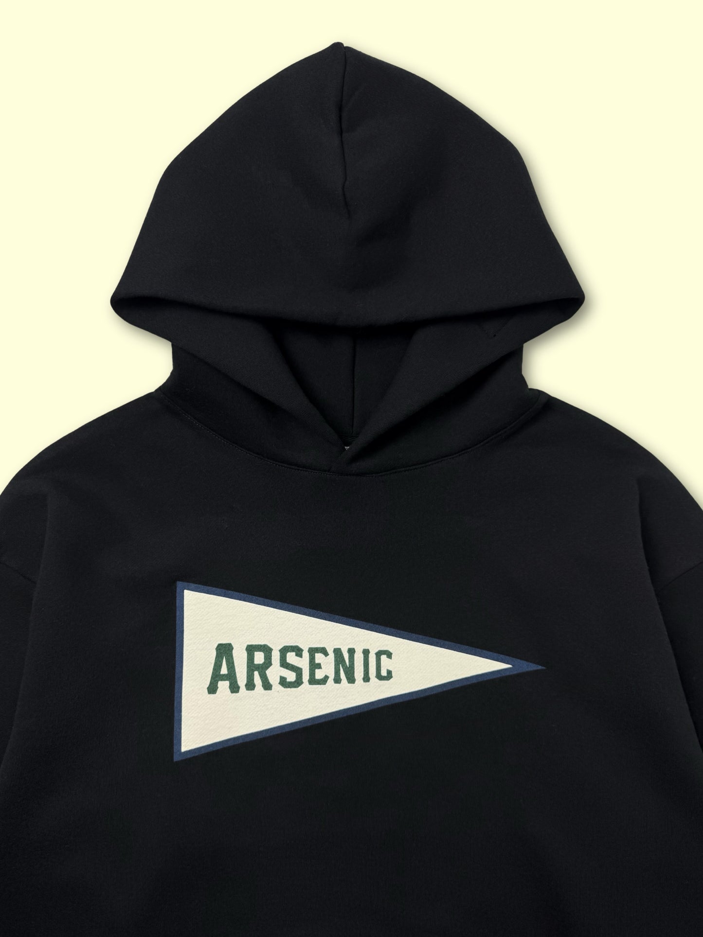 Big Flag Hooded Sweatshirt (Black)