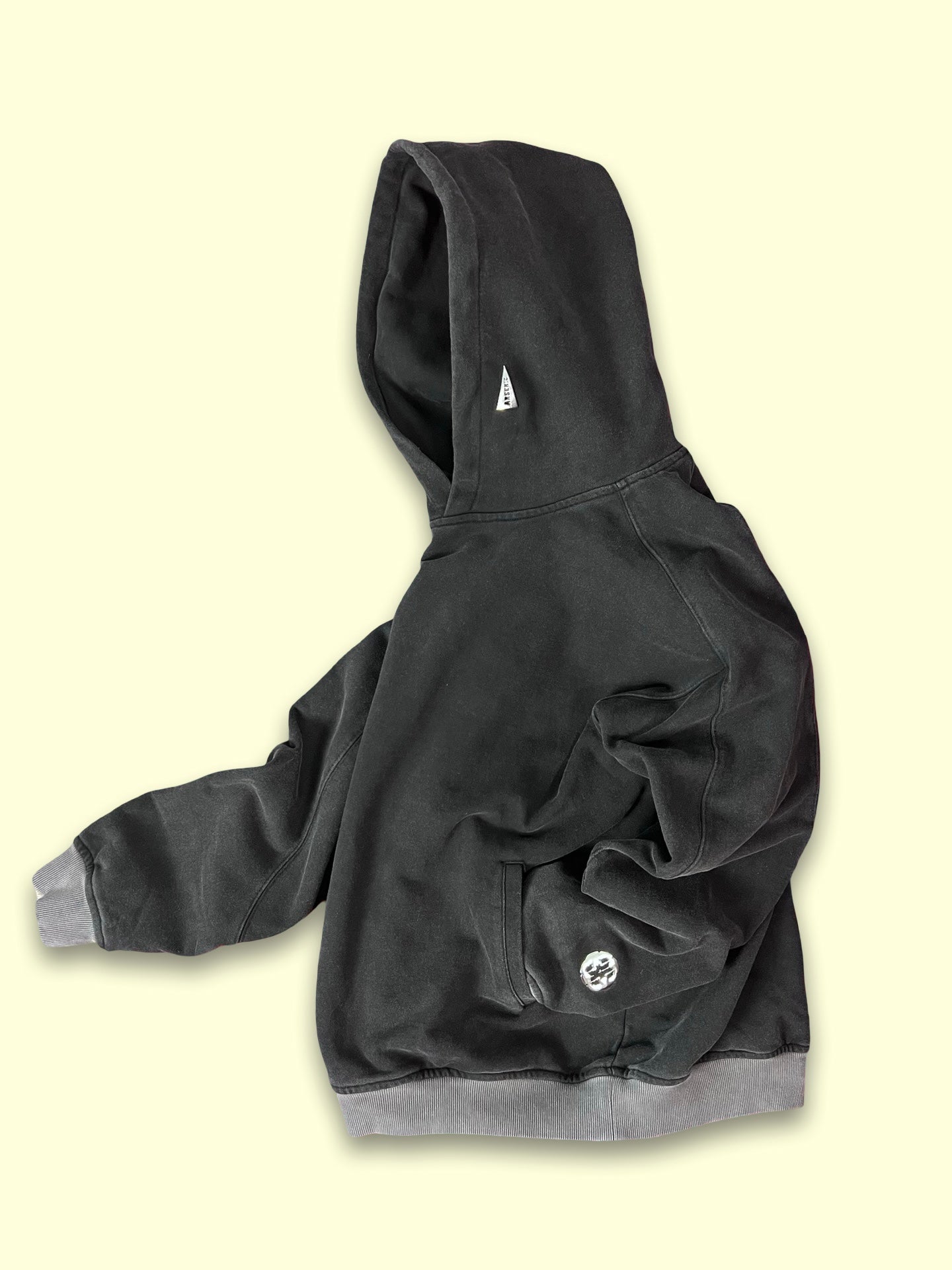 Tundra Thermal Hooded Sweatshirt (Washed Black)