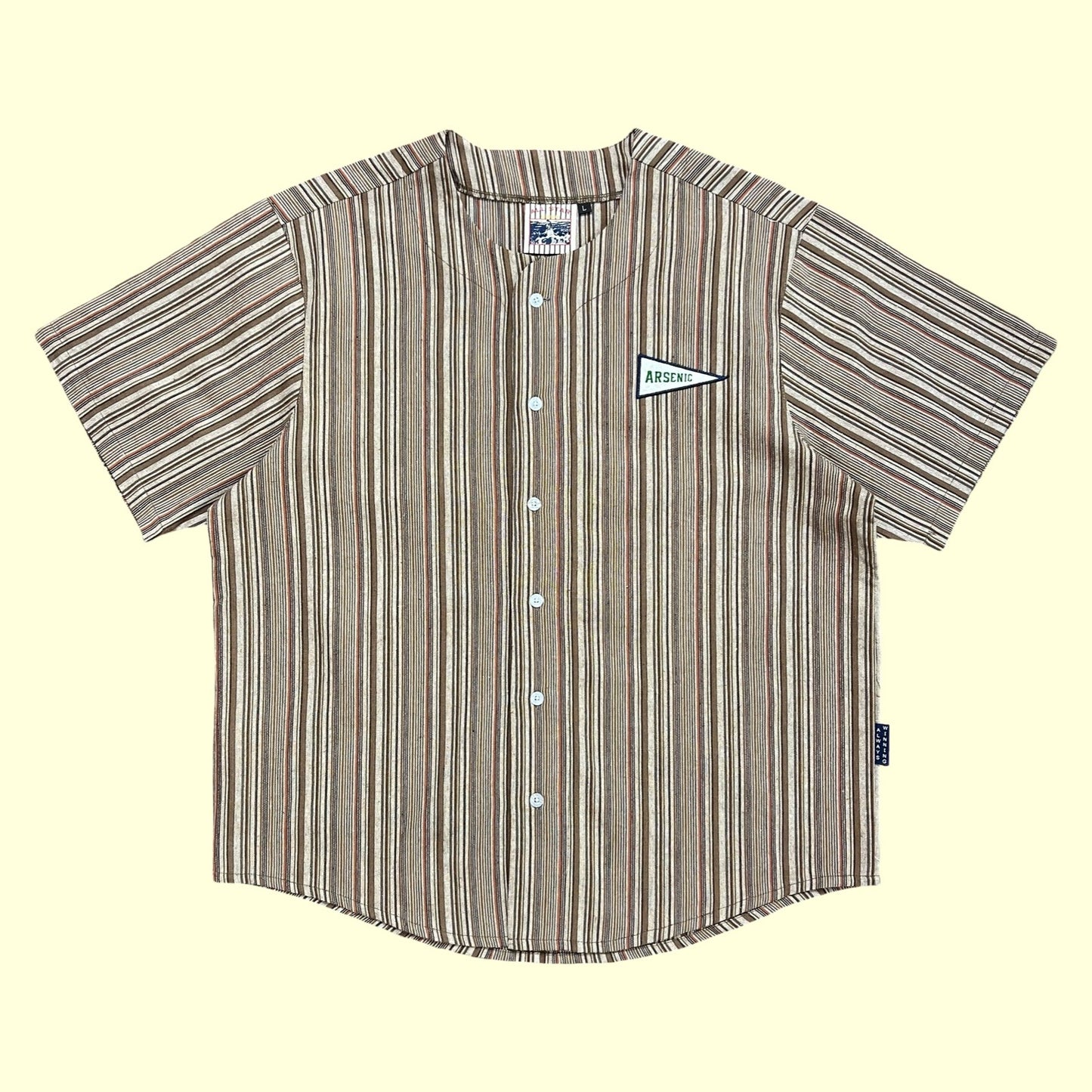 Big Flag Jersey (Brown/Clay Striped)