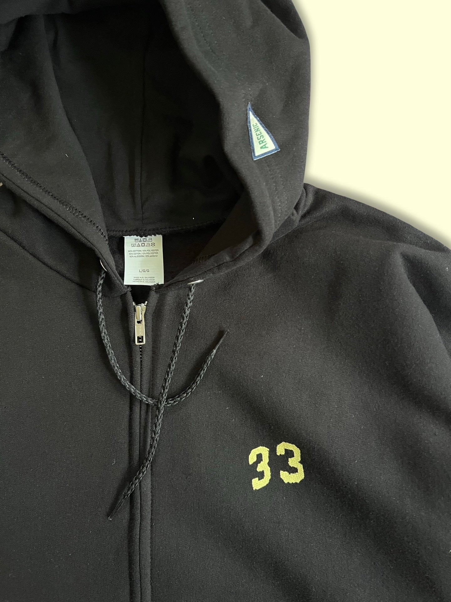 WAW1.0 Zipper Sweatshirt (Black) (XL Only)