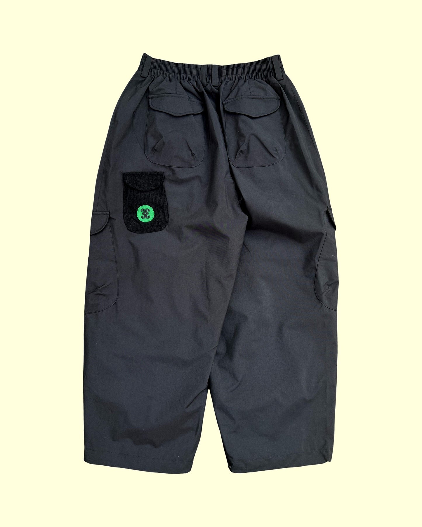 Big Strides Snowpants (Black wit da green) (2X Only)