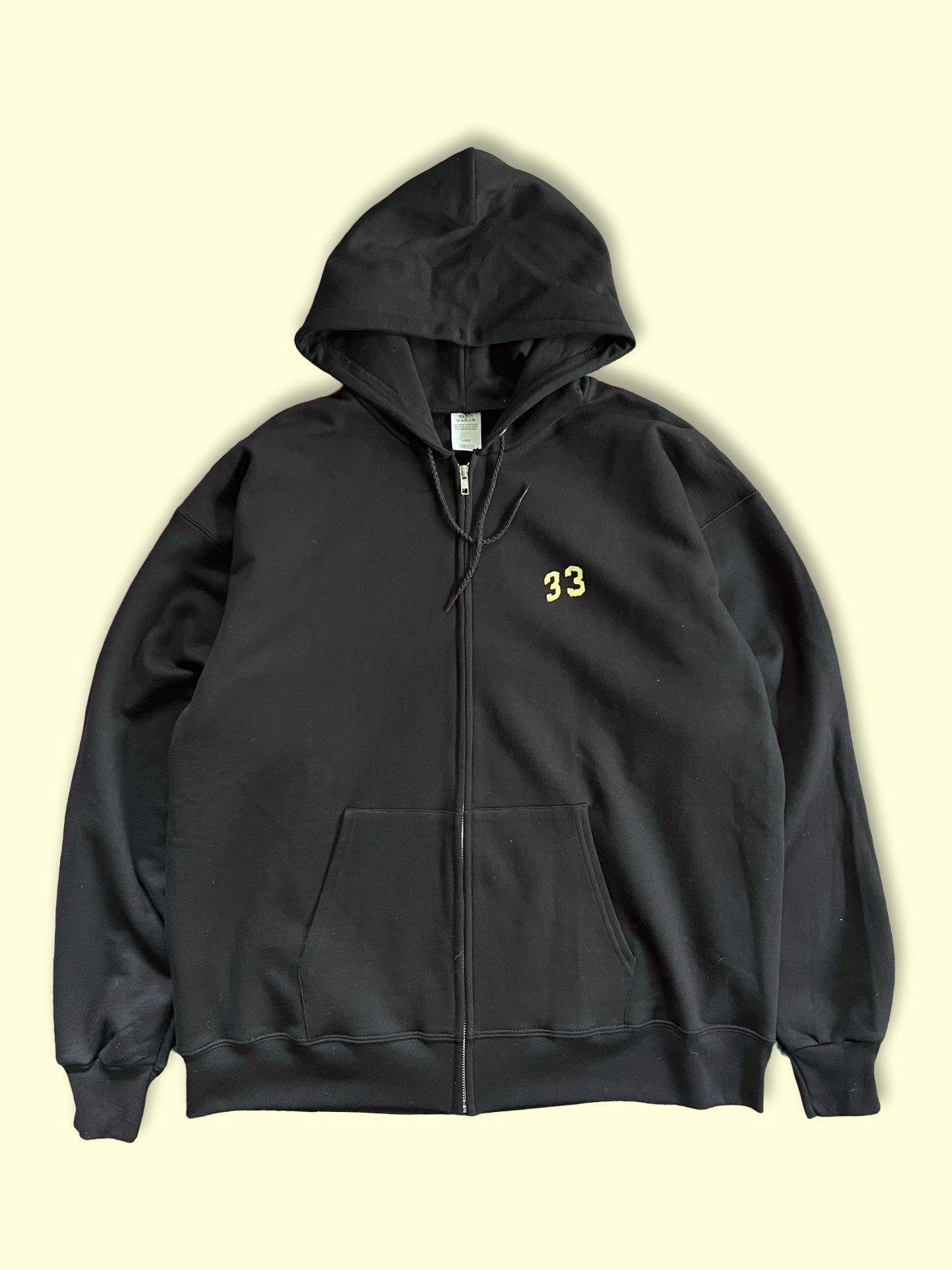 WAW1.0 Zipper Sweatshirt (Black) (XL Only)