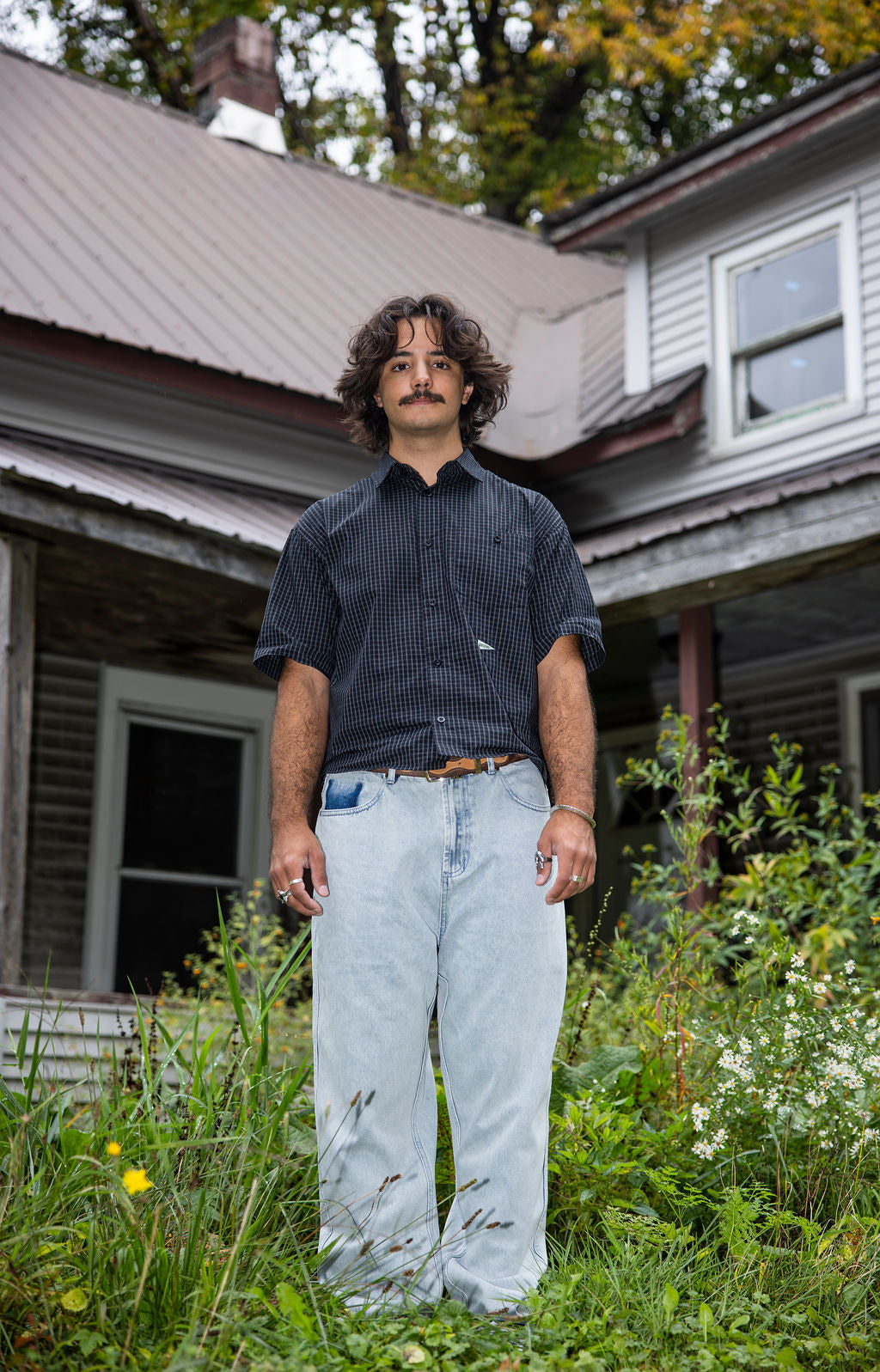 Loose Change Denim Pants (Light Wash)