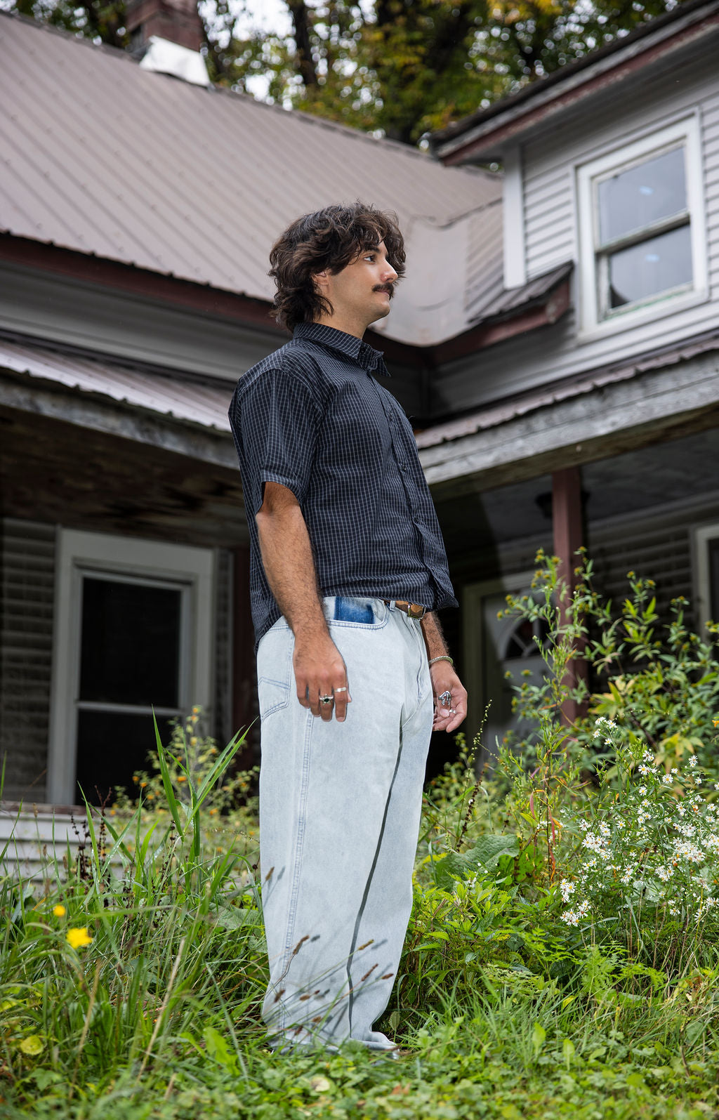 Loose Change Denim Pants (Light Wash)