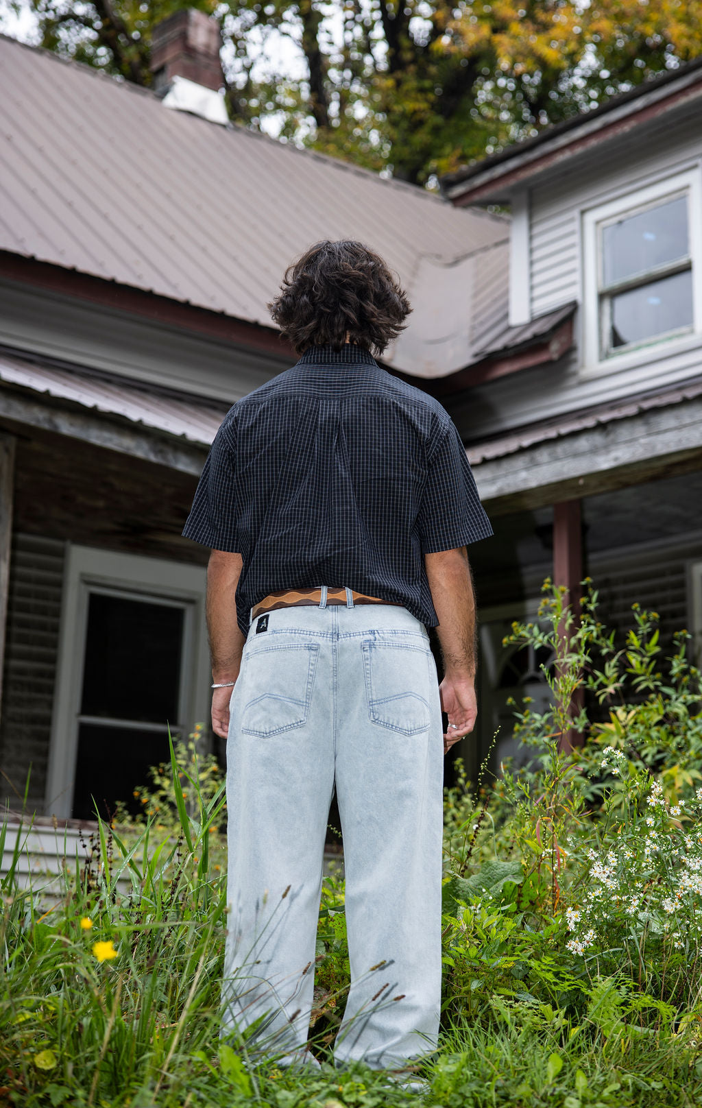 Loose Change Denim Pants (Light Wash)