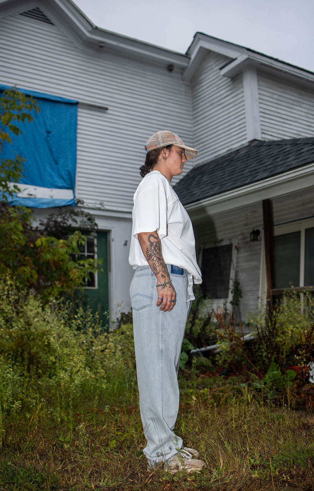 Loose Change Denim Pants (Light Wash)