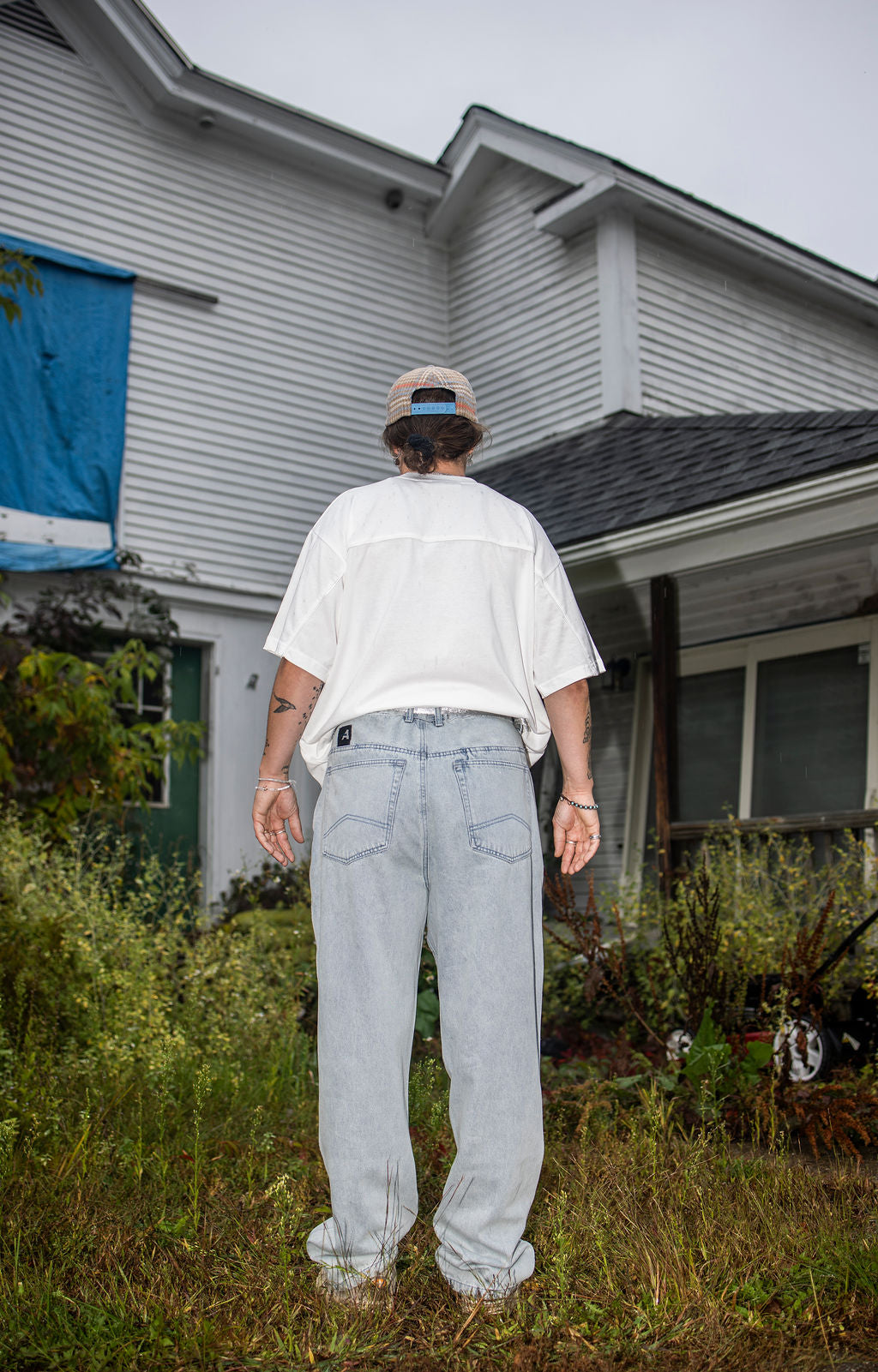 Loose Change Denim Pants (Light Wash)