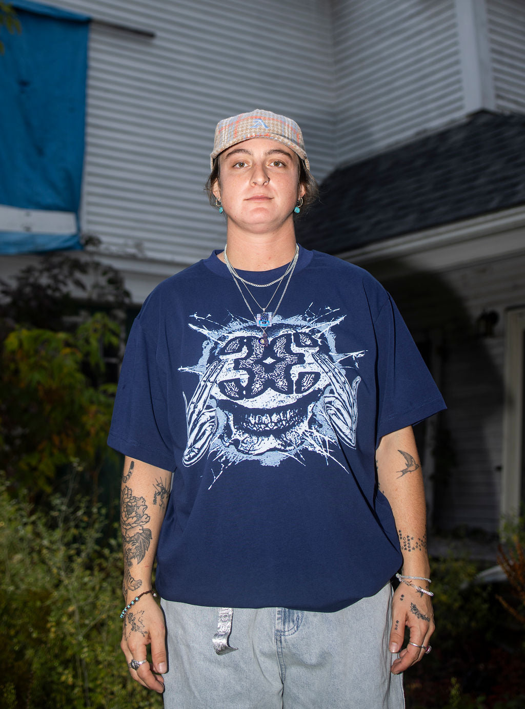 Chrome Dome Premium Shirt (Navy) (Small & Medium Only)