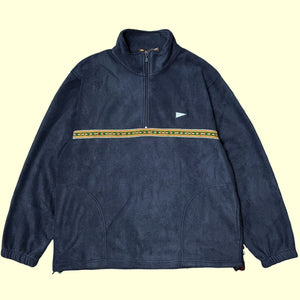 “Adventure” Quarter-zip Fleece (Navy) (XL Only)
