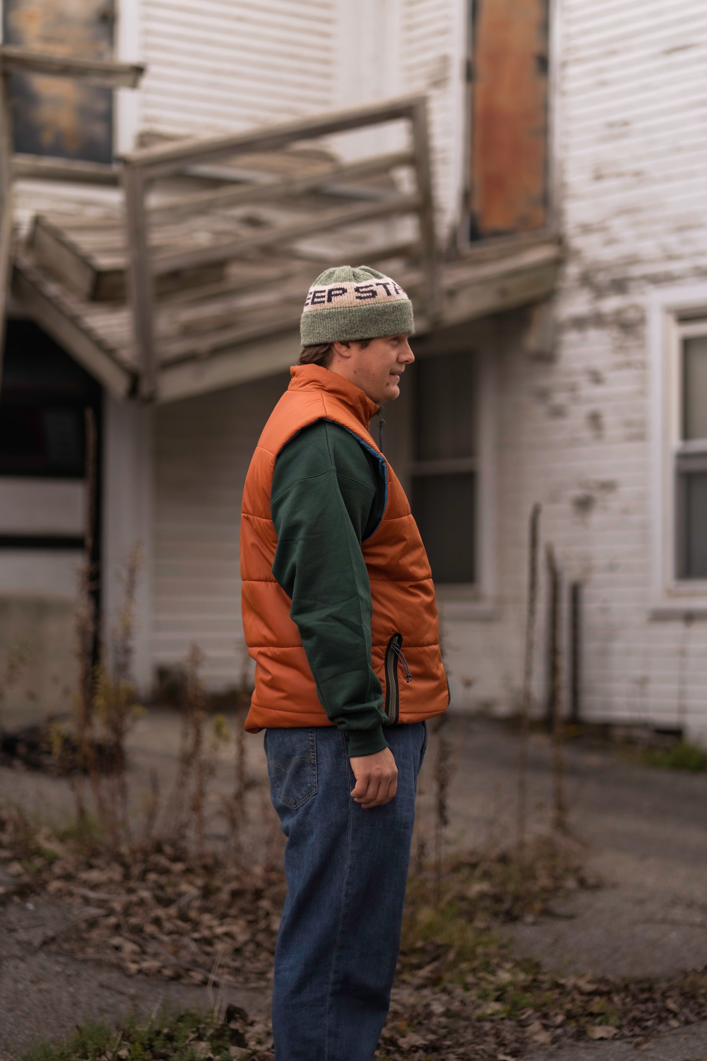 Battle Puffy Vest (Terracotta)