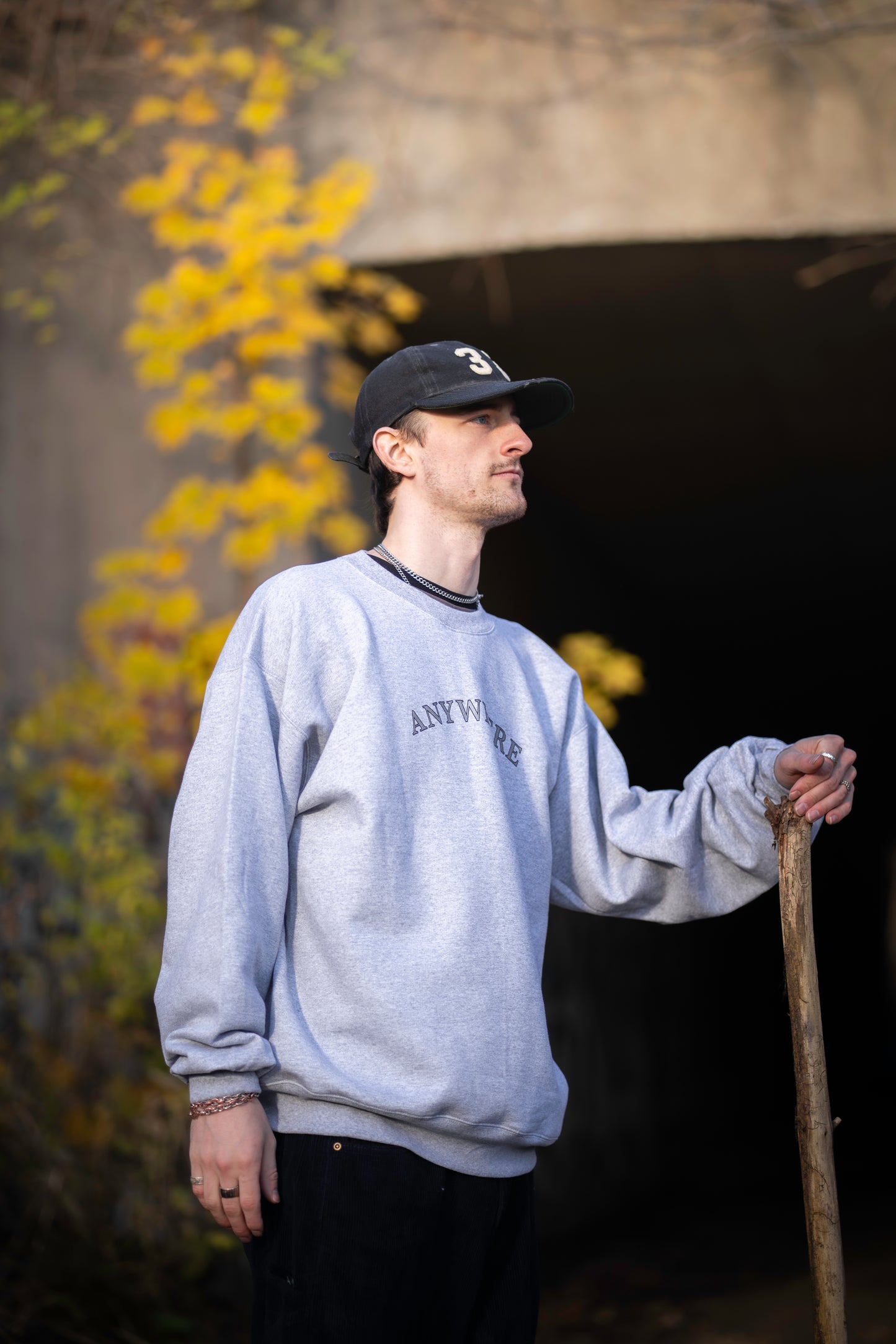 de Triomphe Crewneck (Ash)(Small Only)