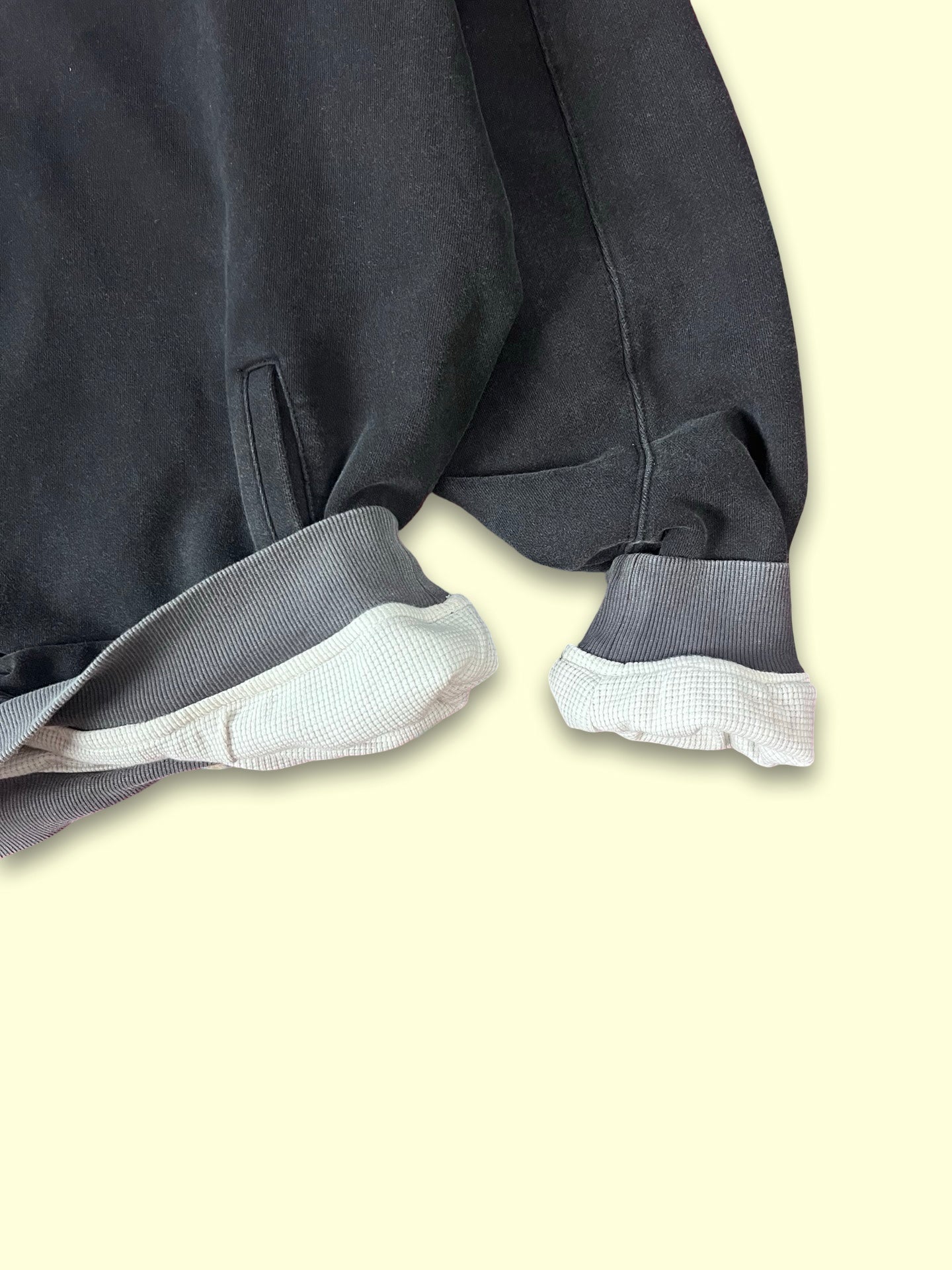 Tundra Thermal Hooded Sweatshirt (Washed Black)