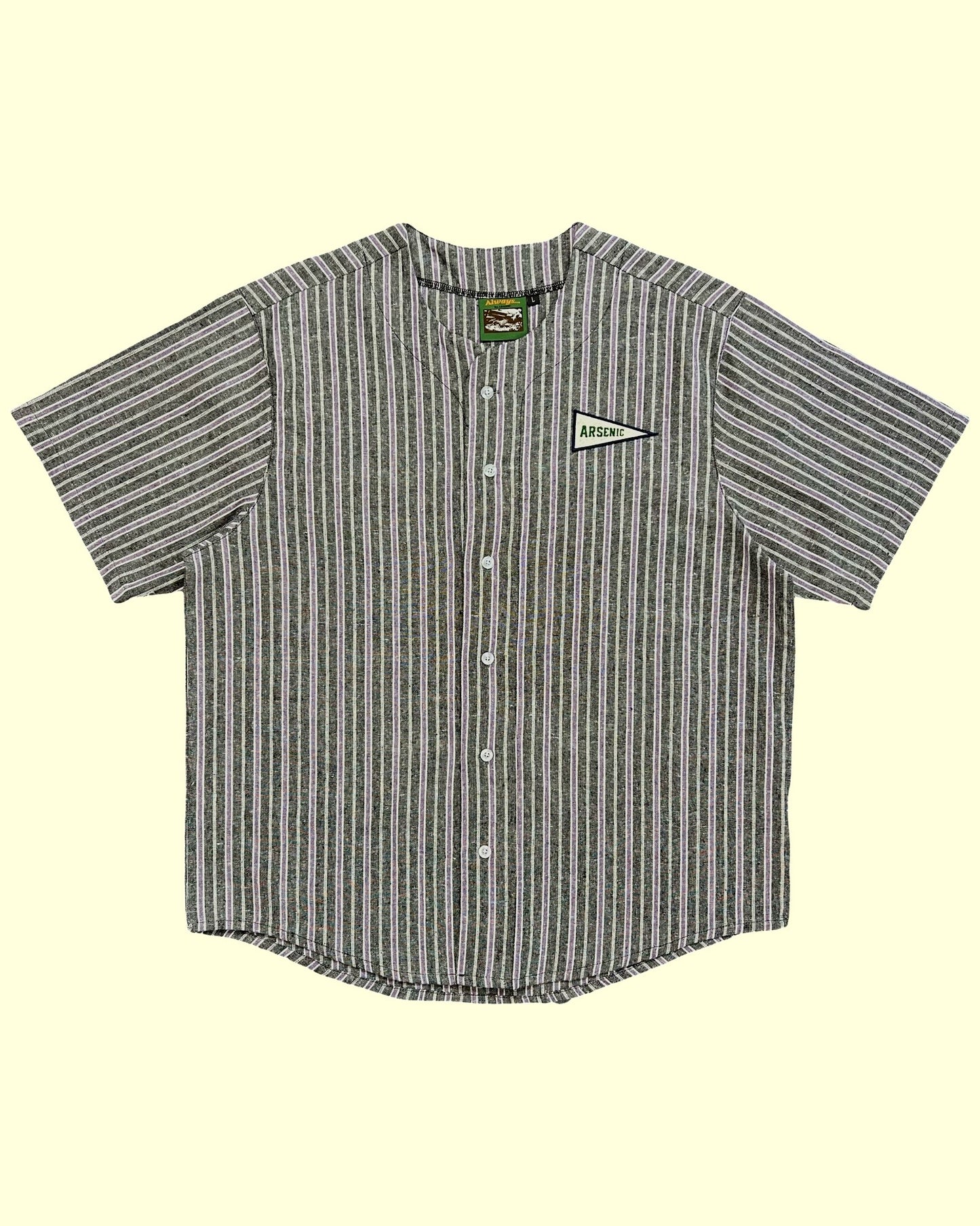 Big Flag Summer Jersey (Black/Purple Striped)