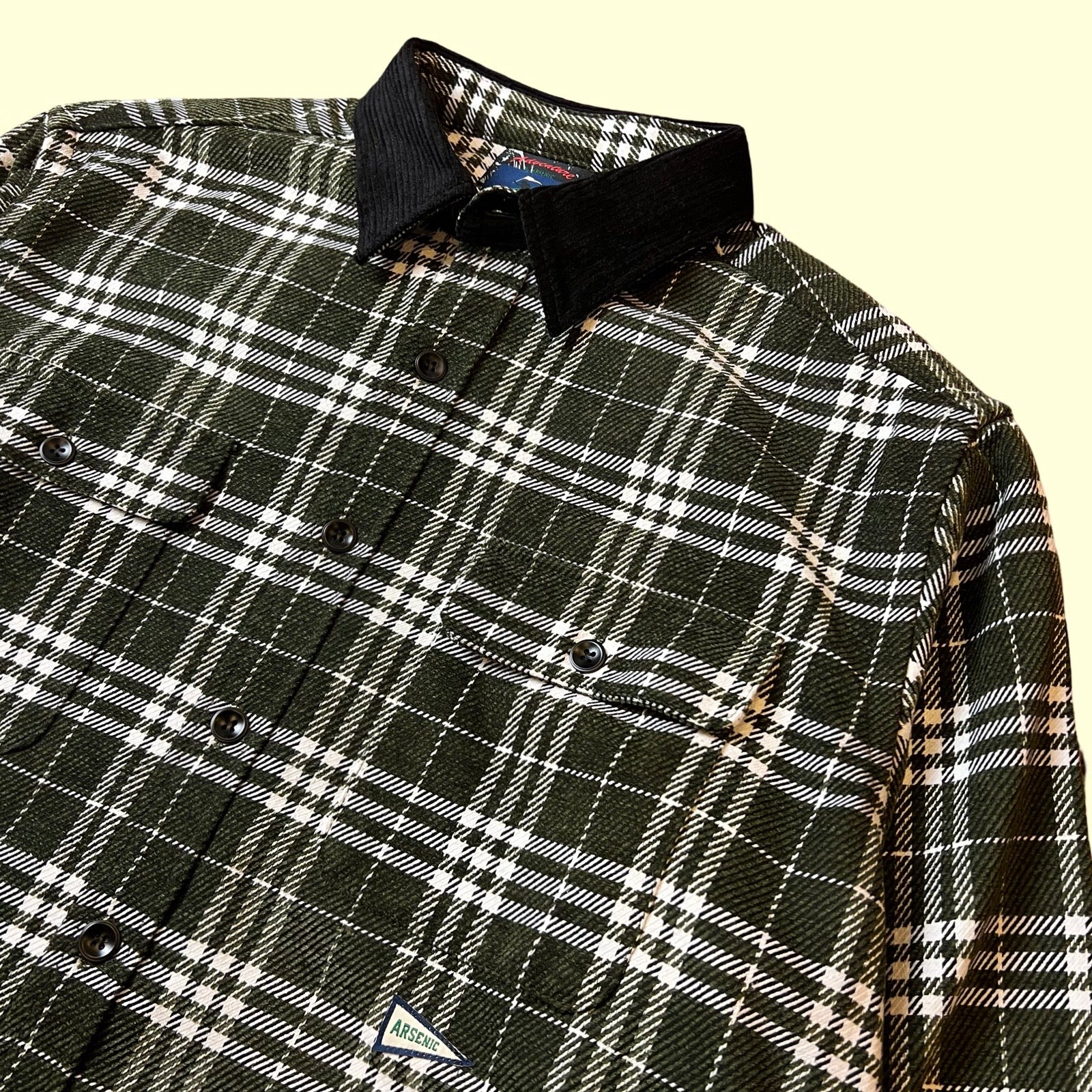 Adventure Flannel (Favara Green) Arsenic Anywhere
