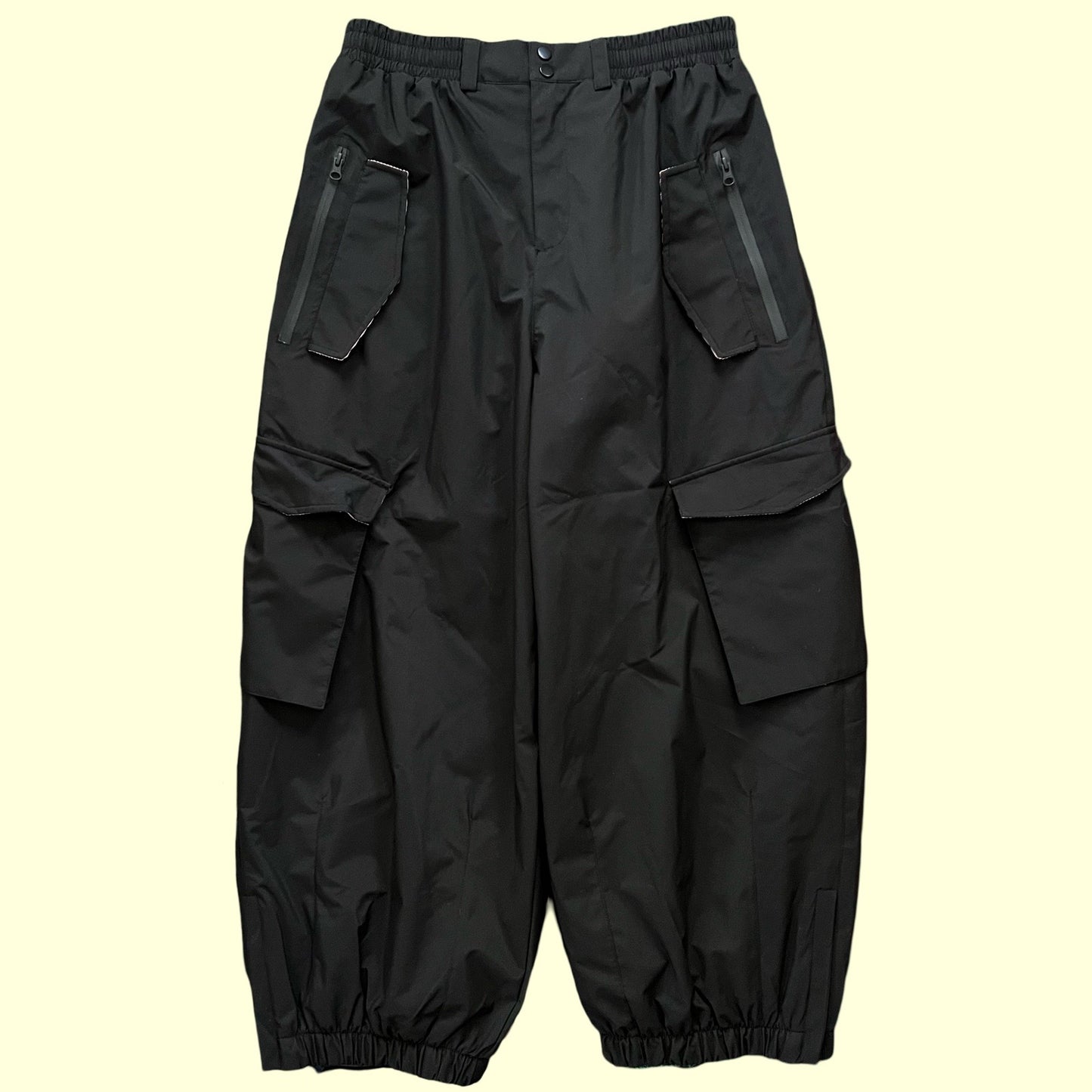 Big Strides Snowpants (Black wit da pink) (Preorder)