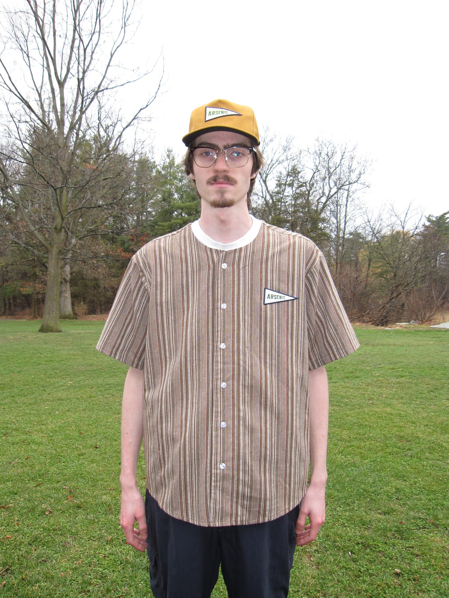 Big Flag Jersey (Brown/Clay Striped)