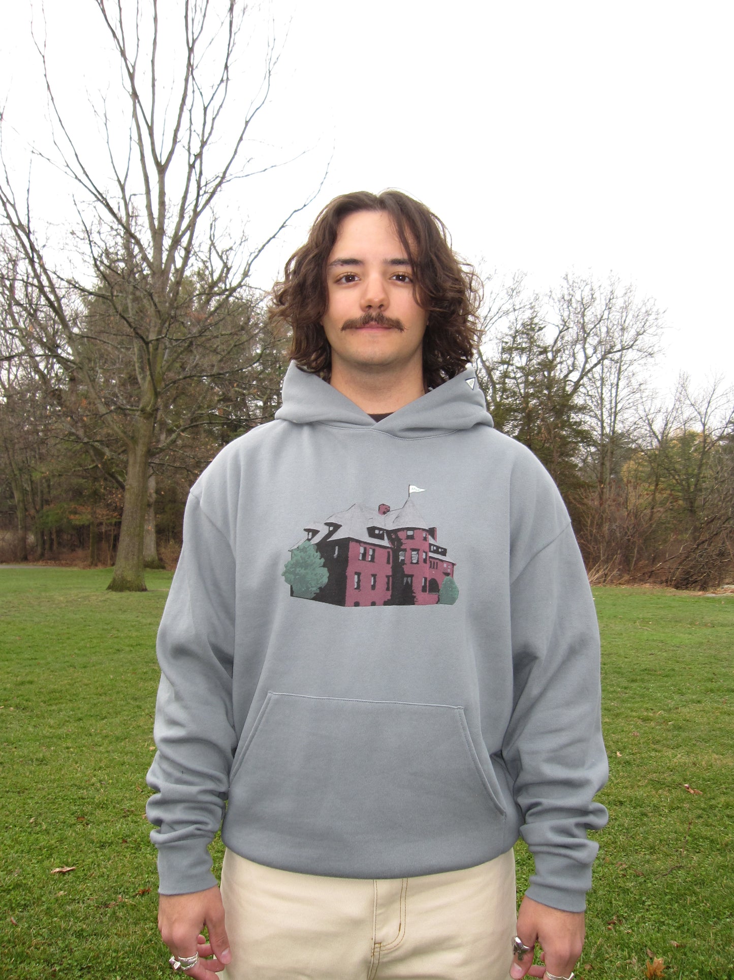 Redstone Hooded Sweatshirt (Bluestone) (Large & 3X Only)