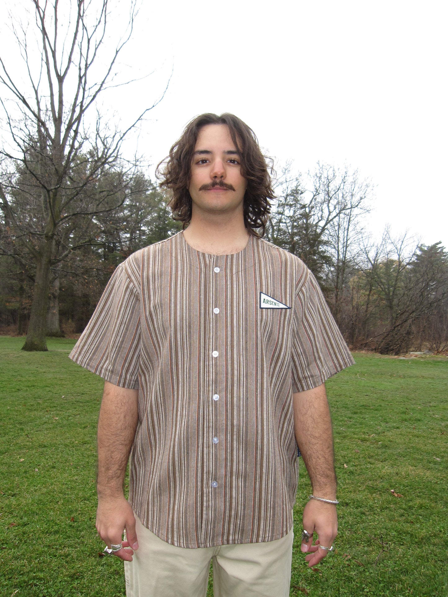 Big Flag Jersey (Brown/Clay Striped)