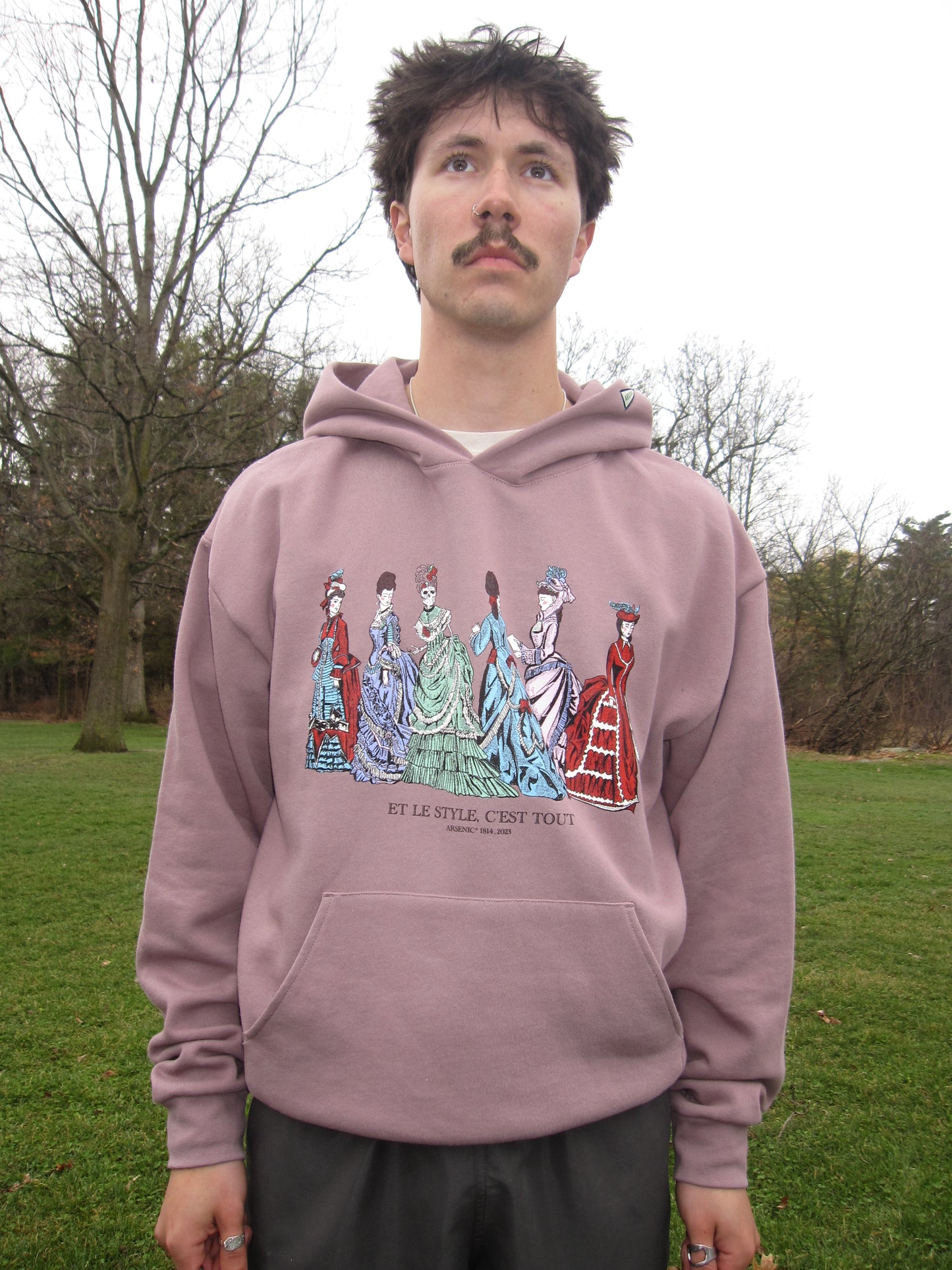 To Die For Hooded Sweatshirt (Mauve)