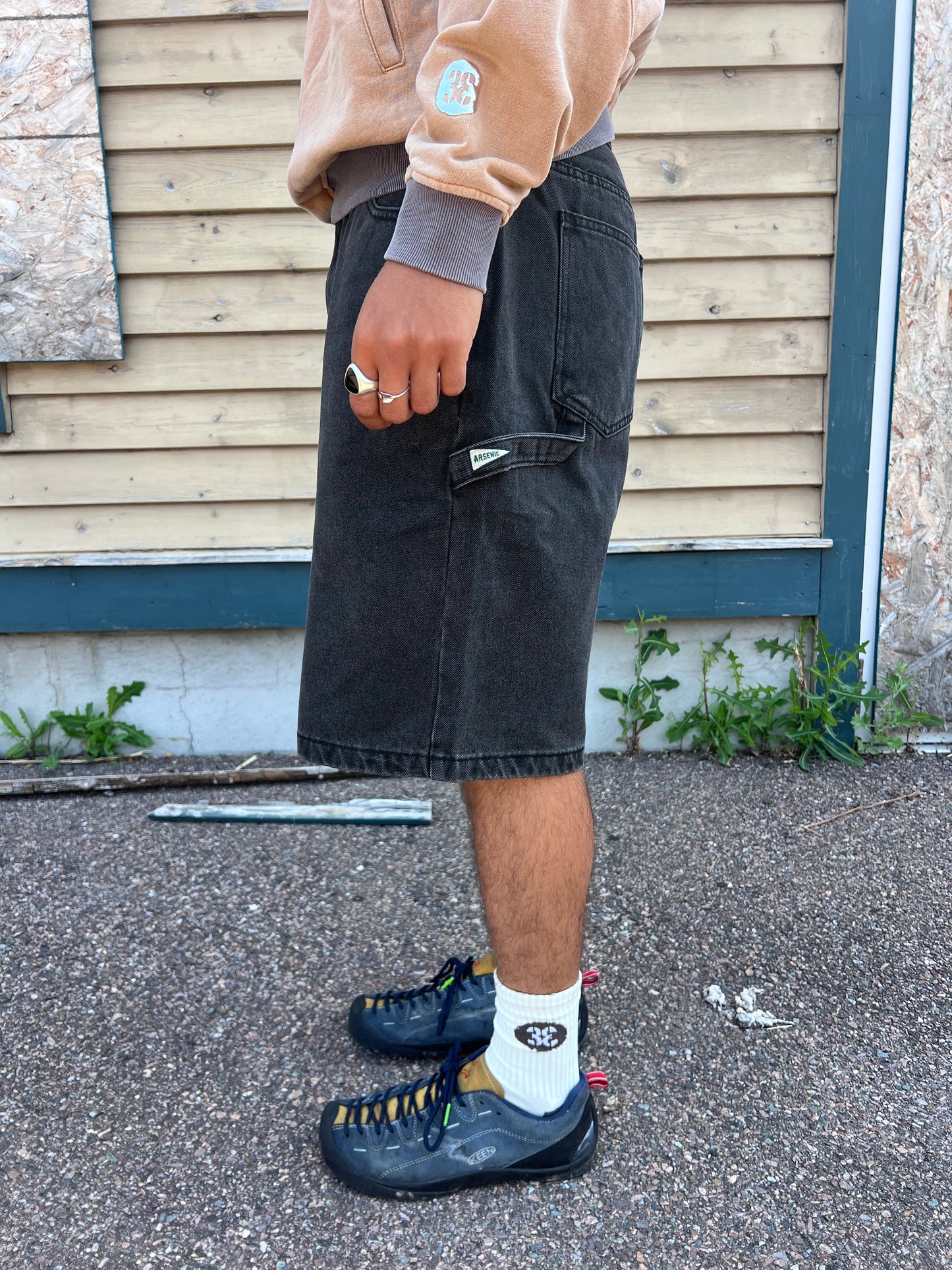 All Roads Carpenter Shorts (Washed Black)