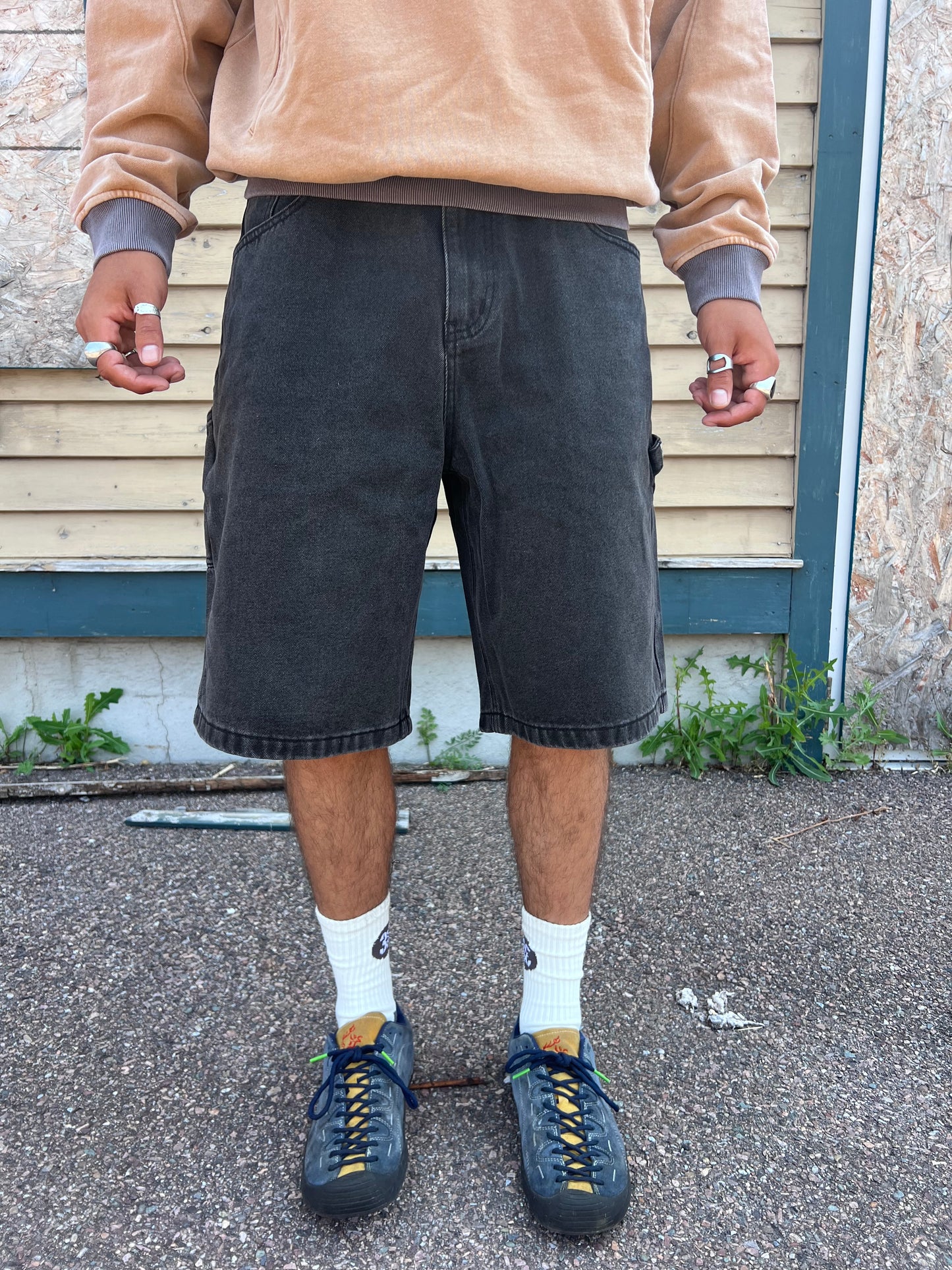 All Roads Carpenter Shorts (Washed Black)