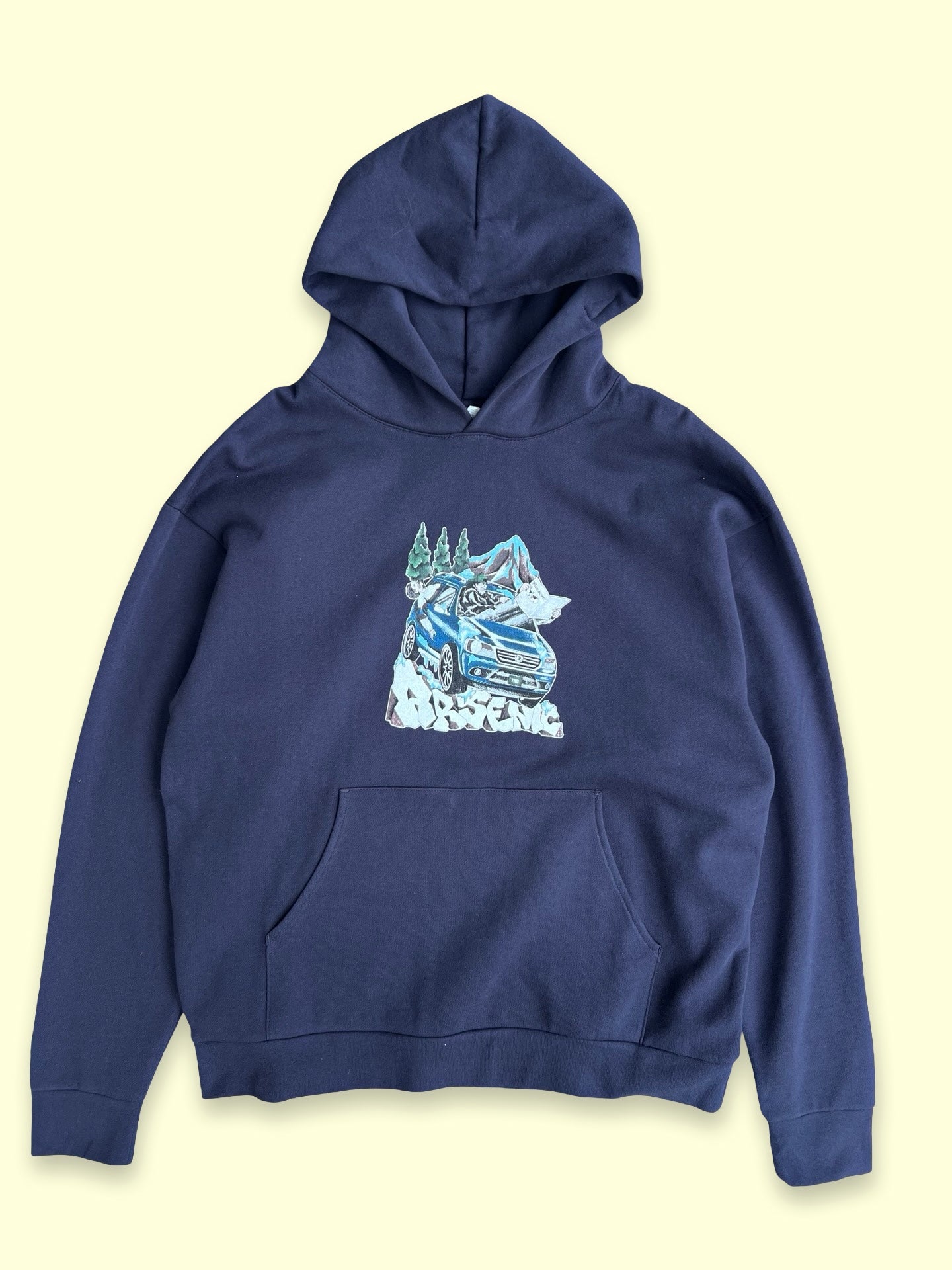 WAW2.0 Hooded Sweatshirt (Midnight Blue) (XL Only)