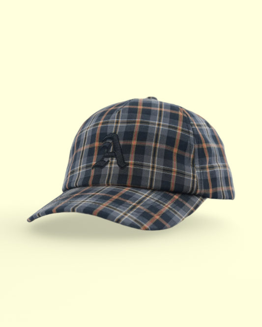 End of Times Cap (Black Plaid)