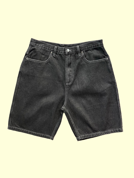 Loose Change Denim Shorts (Black)