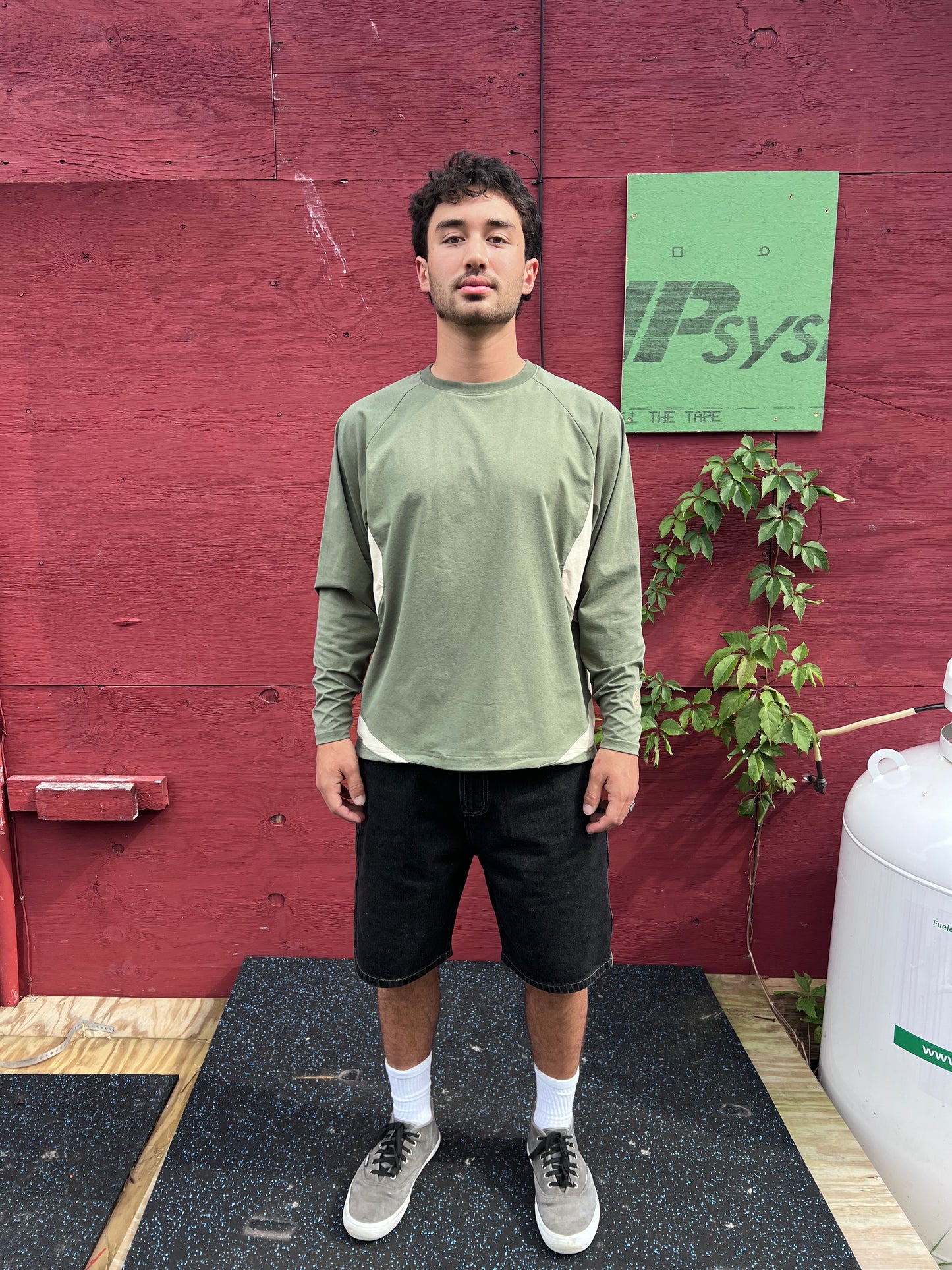 Slam Shirt (Faded Pine/Cream)