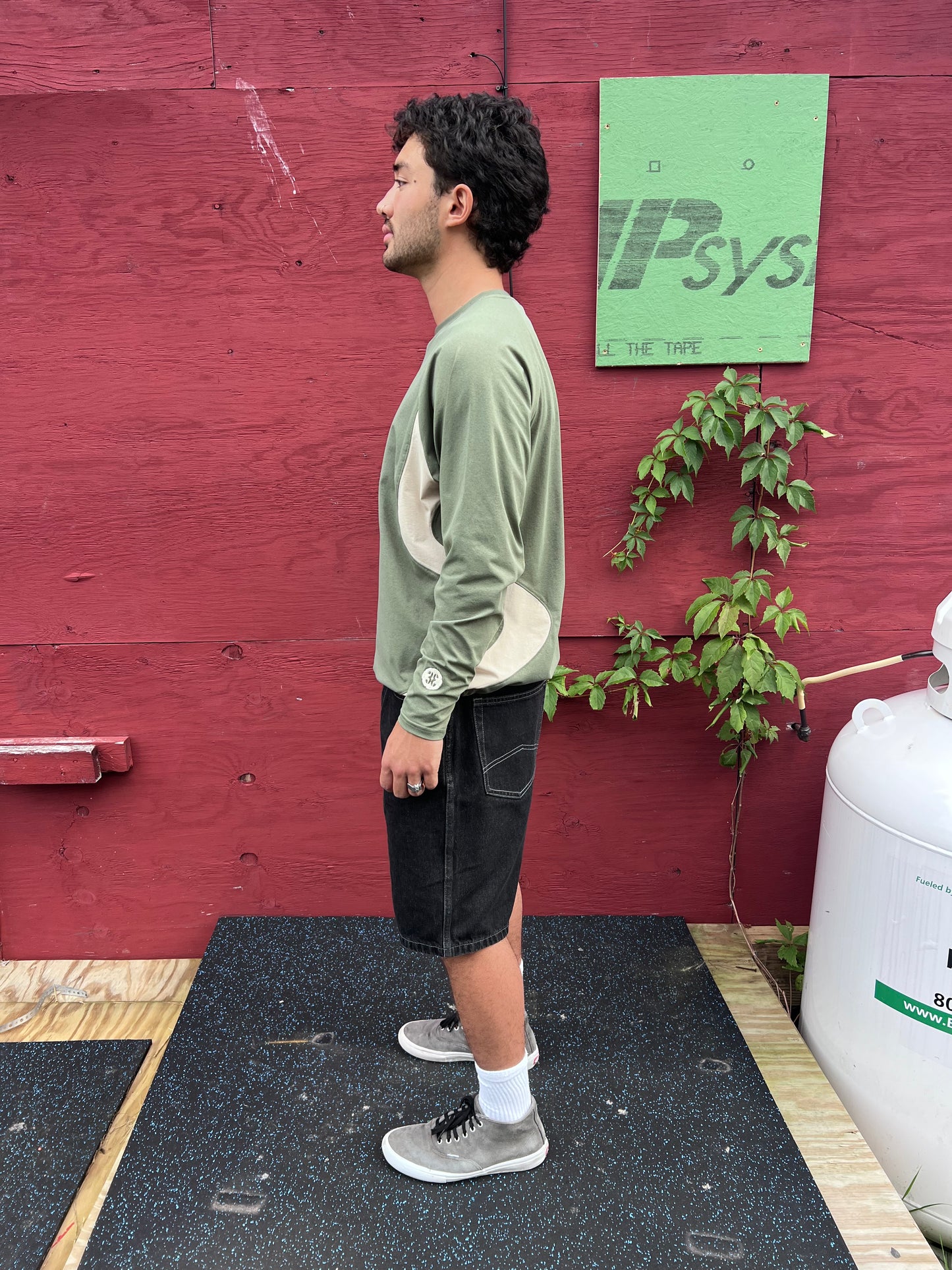 Slam Shirt (Faded Pine/Cream)