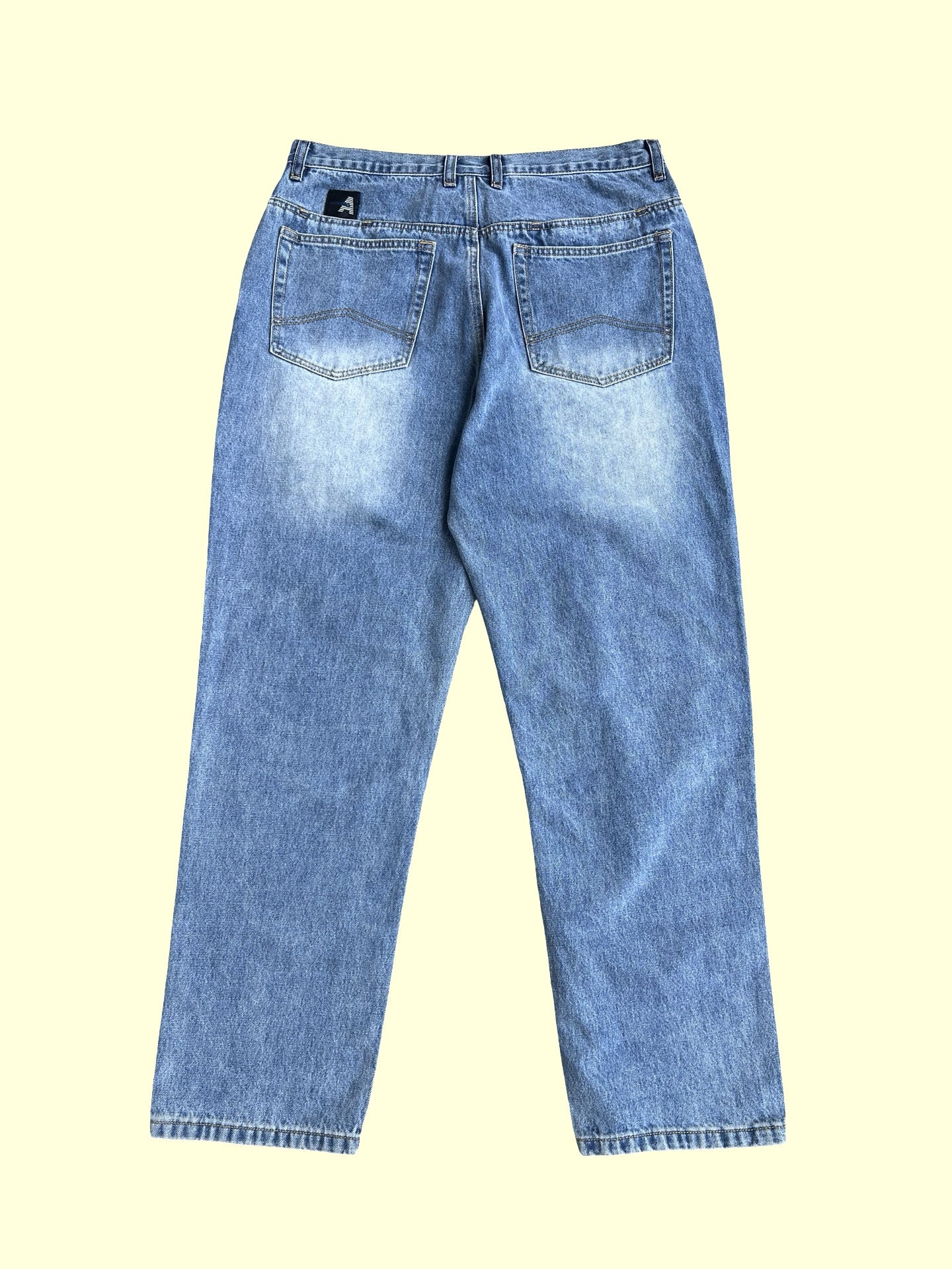 Loose Change Denim Pants (Faded Blue)