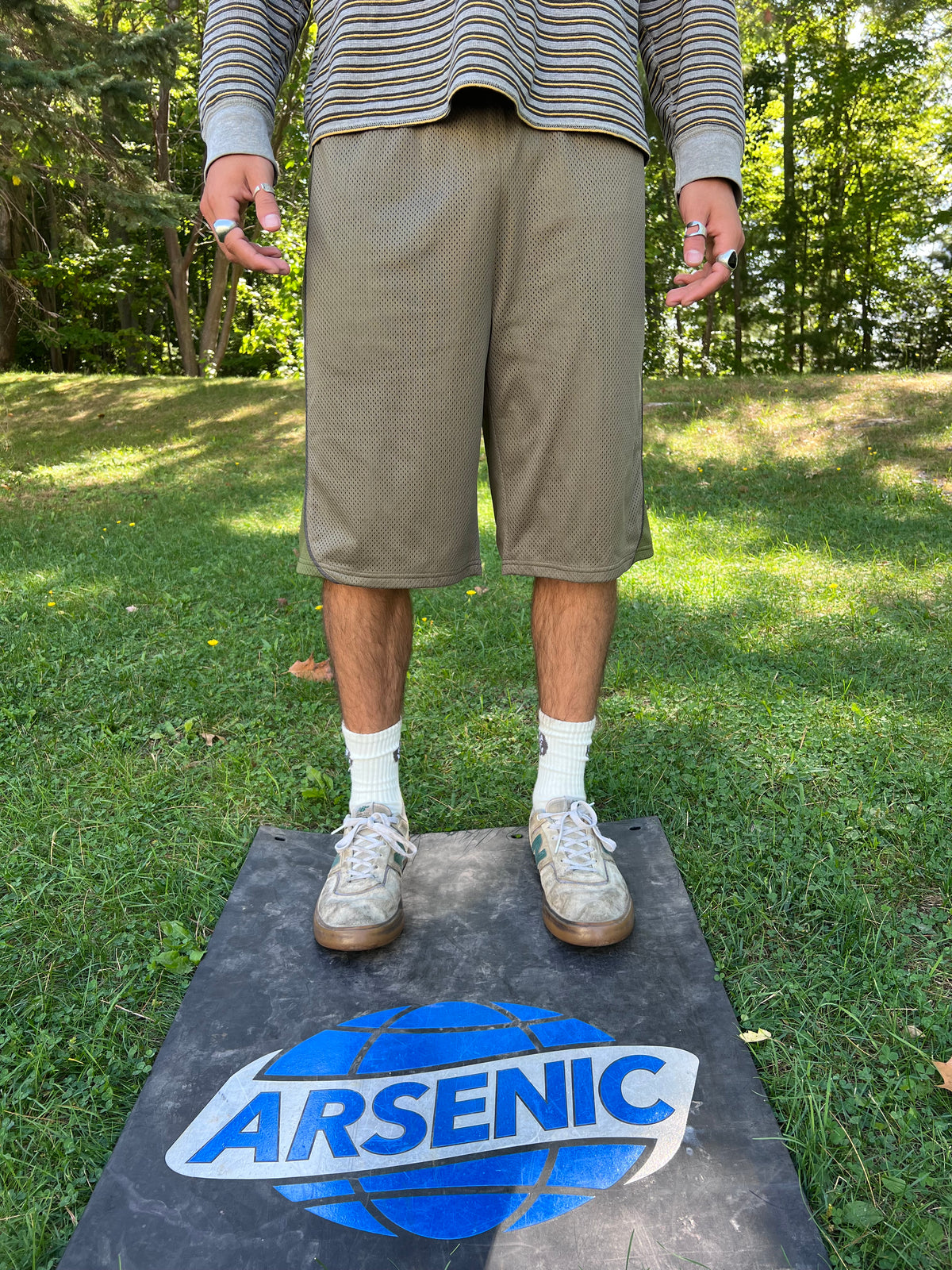 GC Mesh Shorts (Olive/Pine)