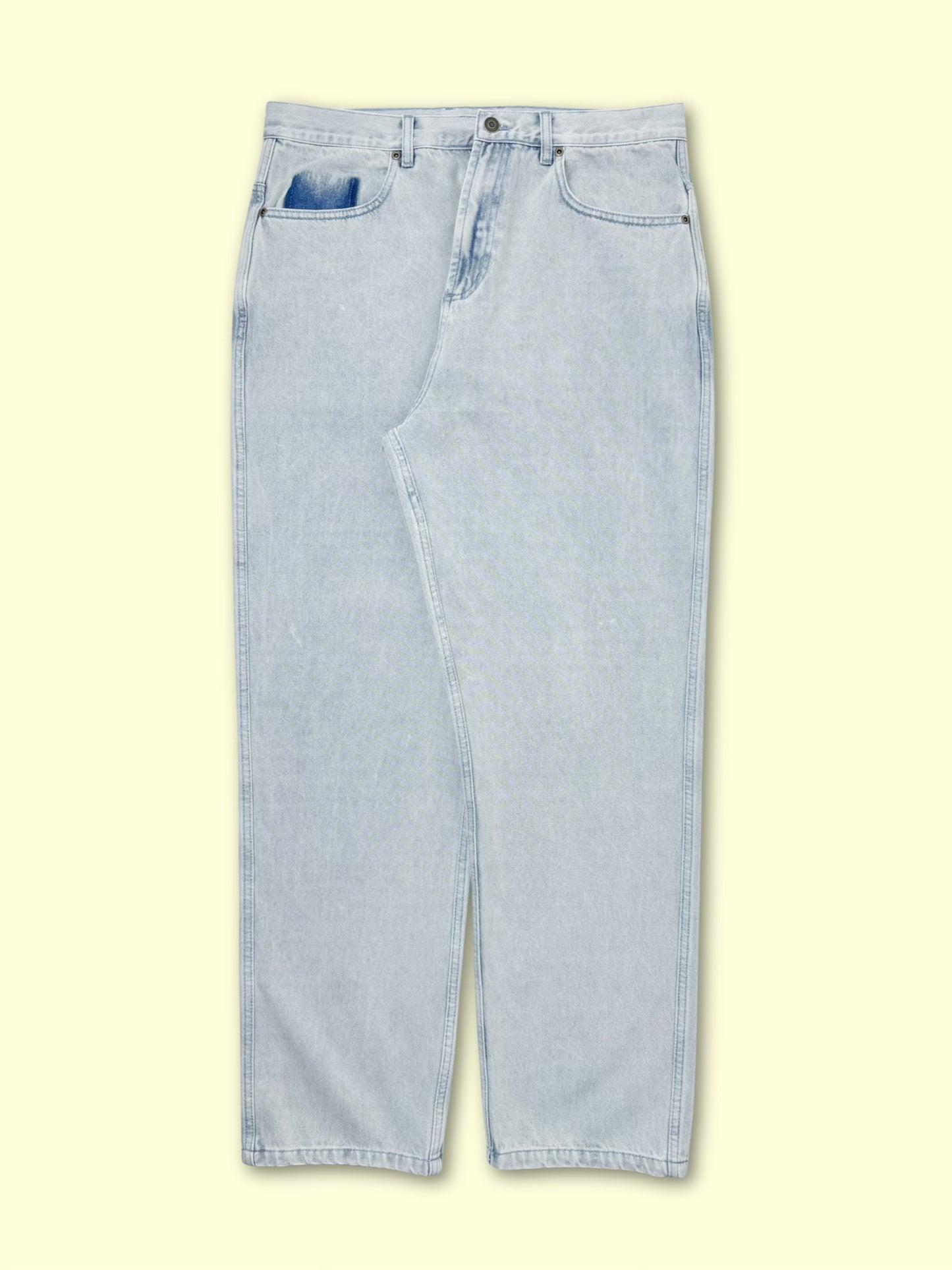 Loose Change Denim Pants (Light Wash)