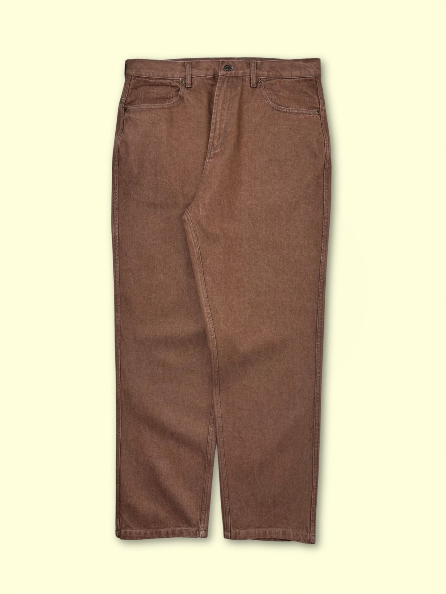 Loose Change Denim Pants (Chocolate)
