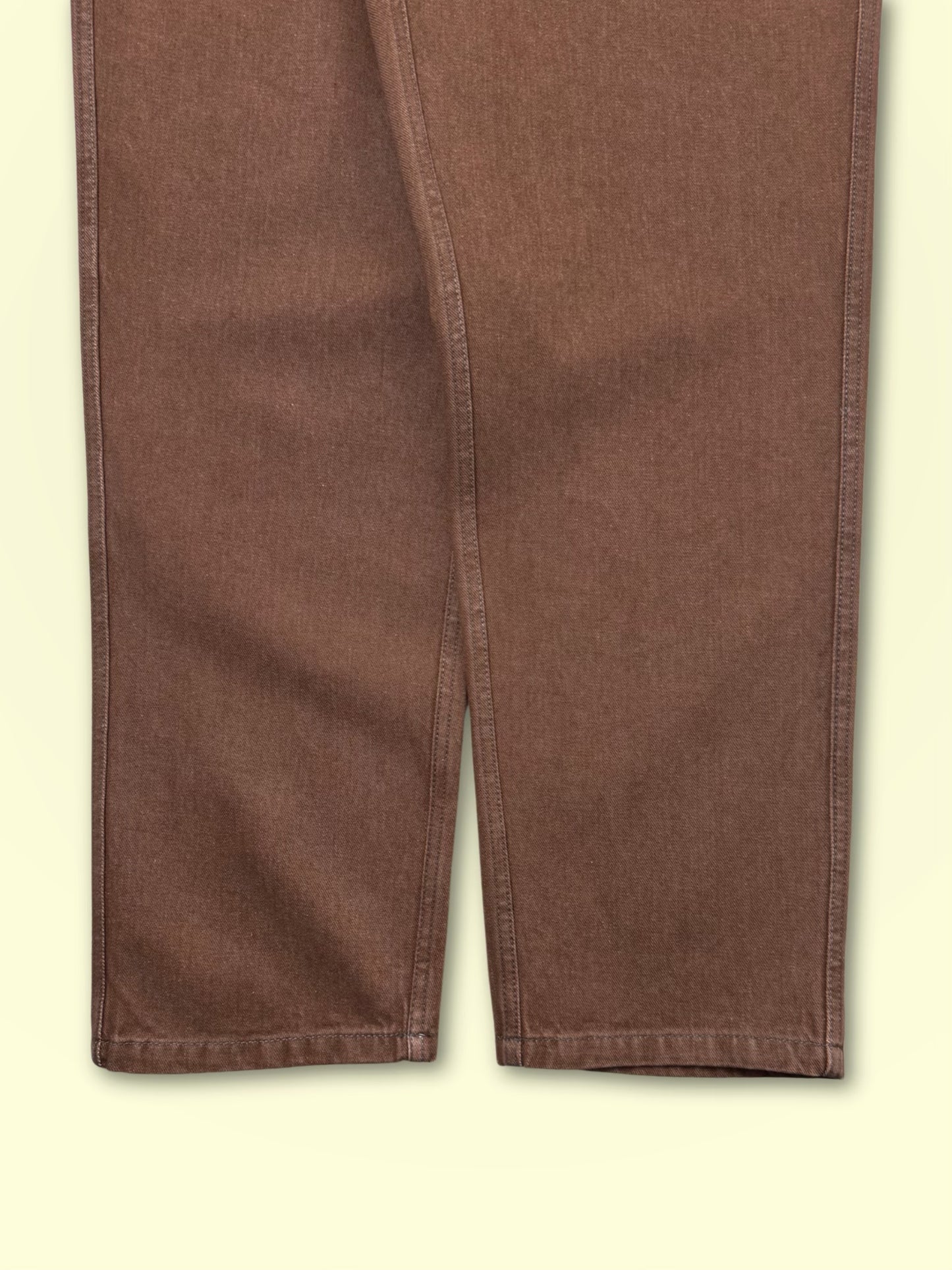 Loose Change Denim Pants (Chocolate)
