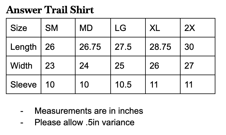 Answer Trail Shirt (Black/Butter)