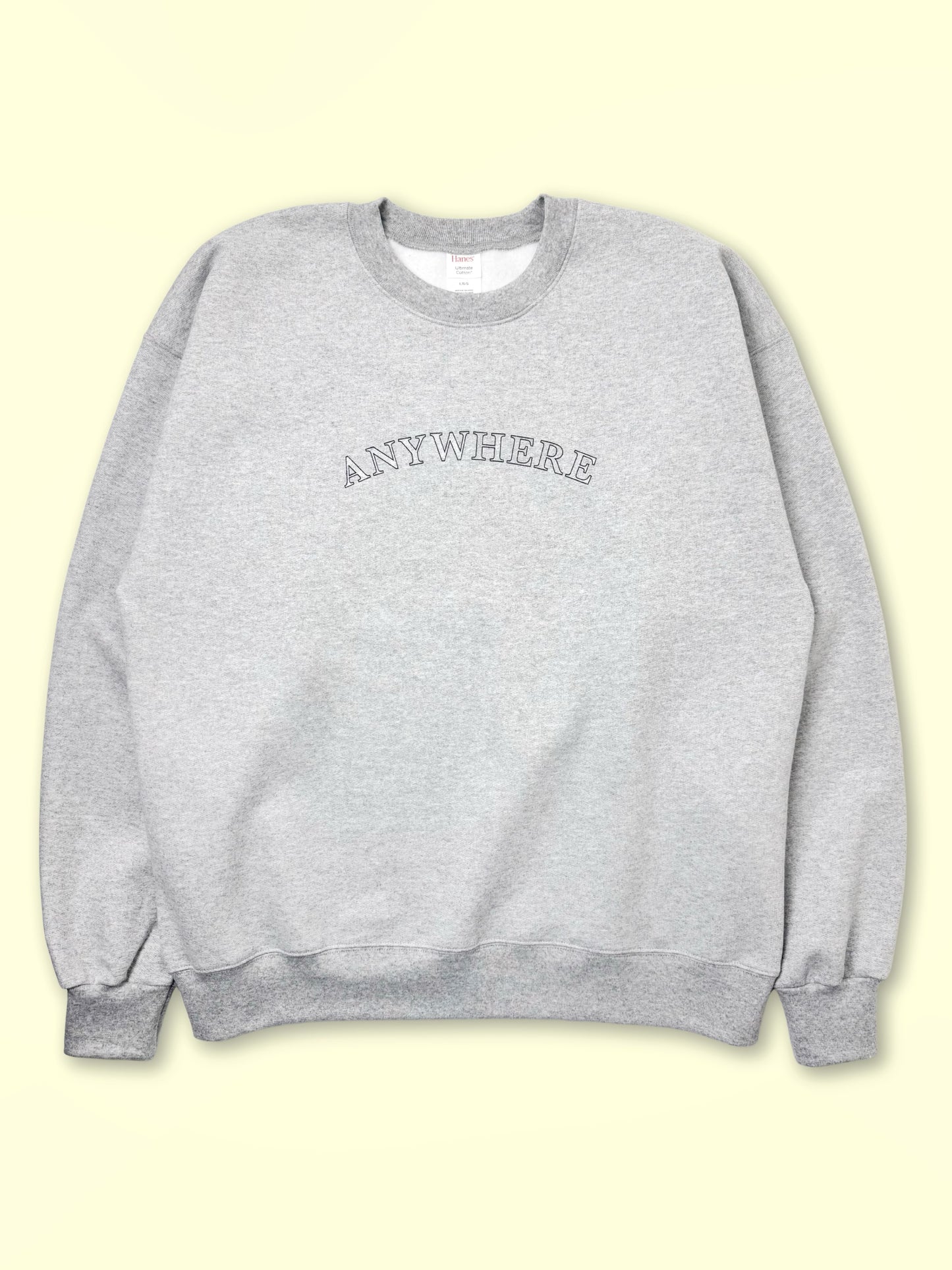 de Triomphe Crewneck (Ash)(Small Only)