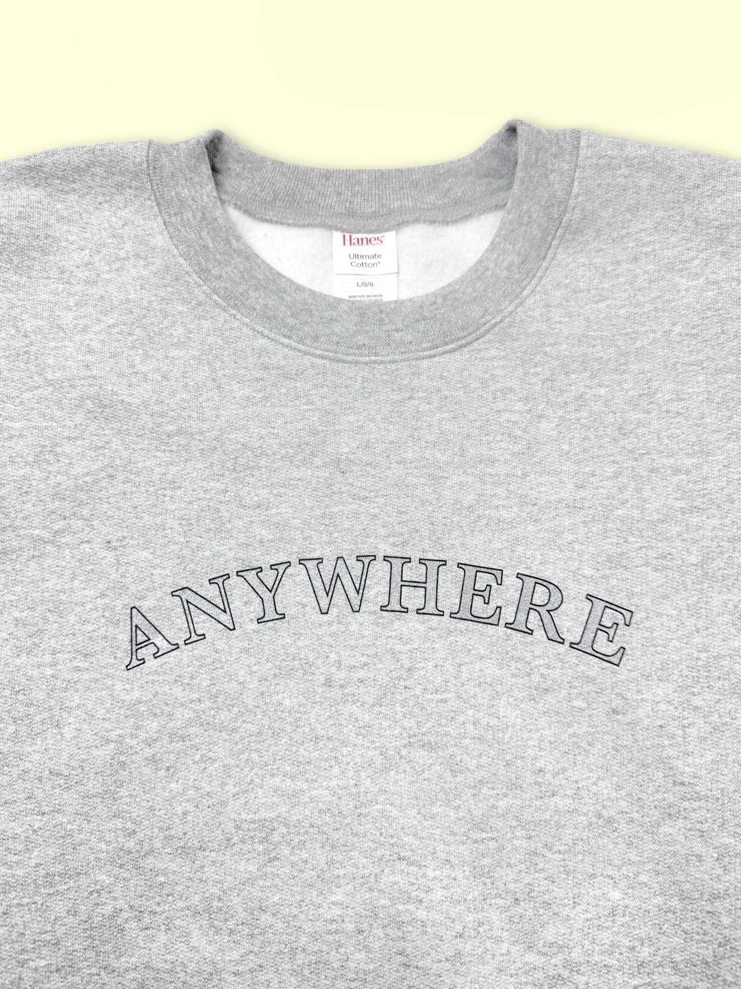 de Triomphe Crewneck (Ash)(Small Only)