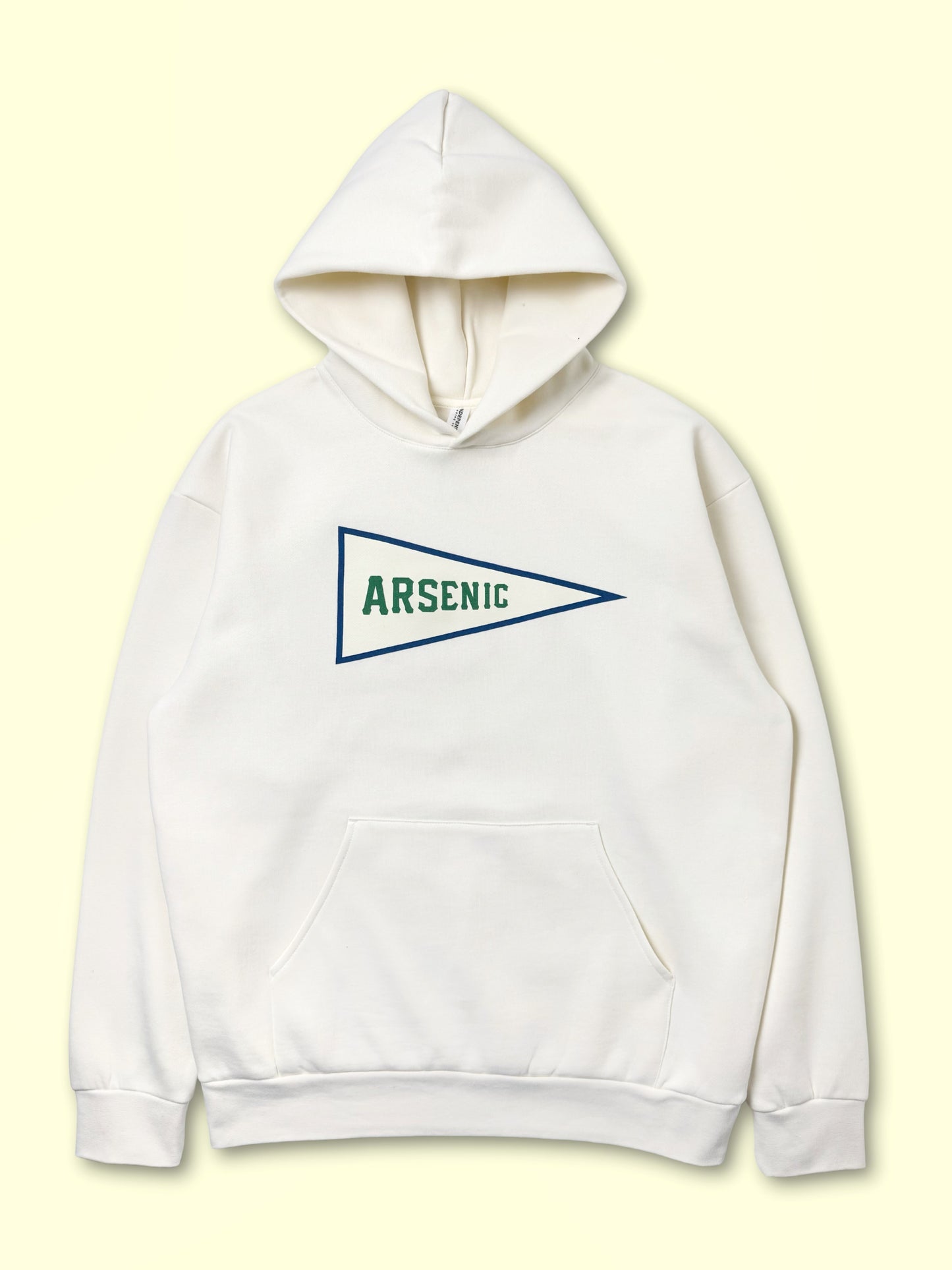 Big Flag Hooded Sweatshirt (Bone) (Medium Only)