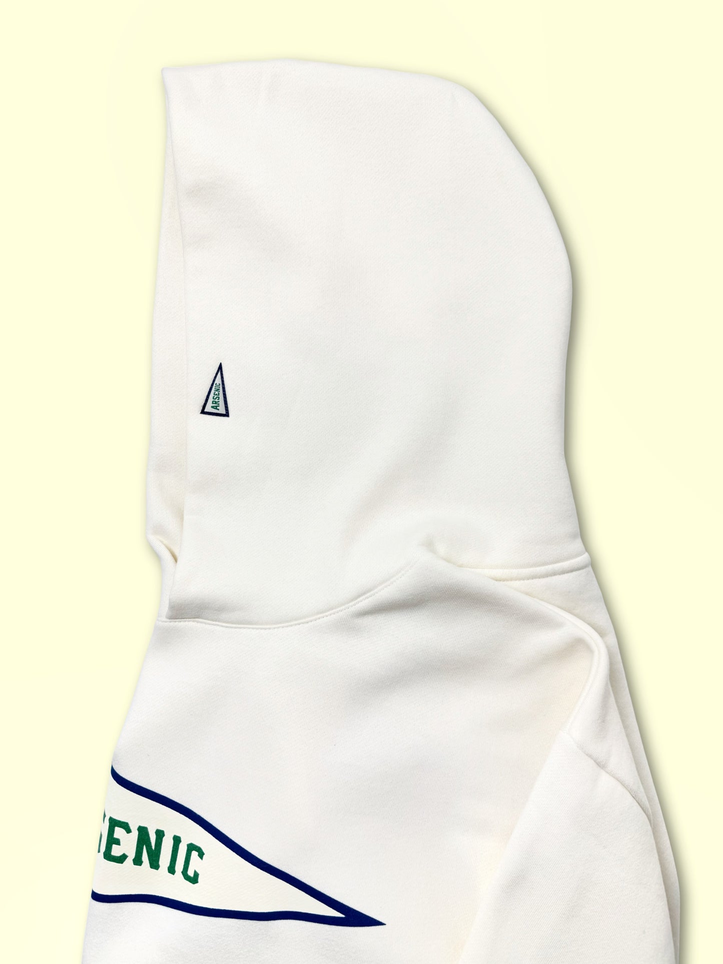 Big Flag Hooded Sweatshirt (Bone) (Medium Only)