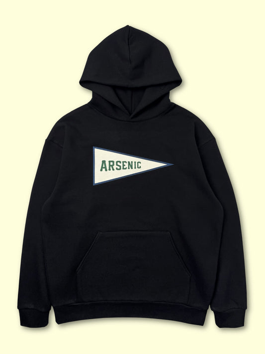 Big Flag Hooded Sweatshirt (Black)
