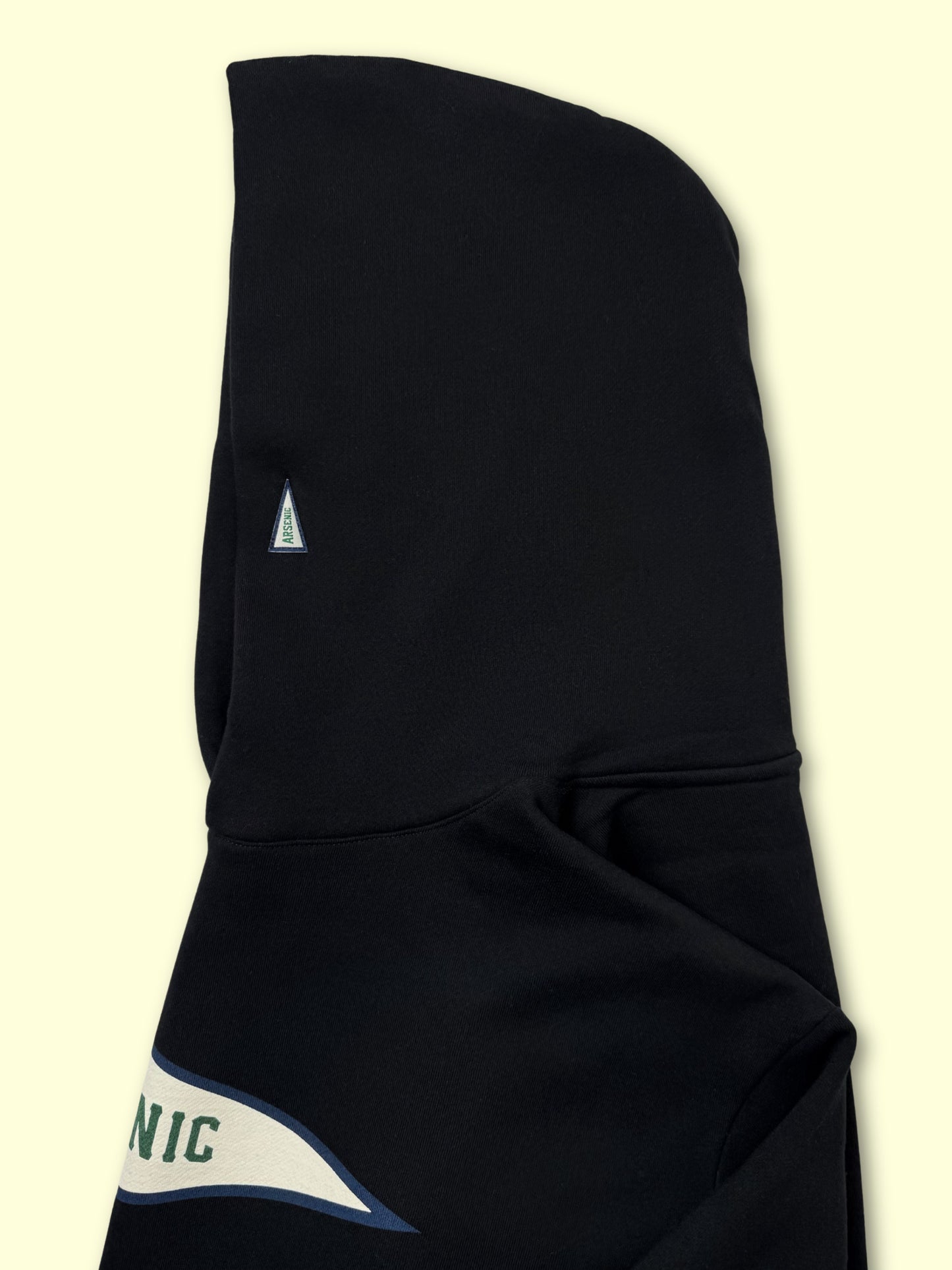 Big Flag Hooded Sweatshirt (Black)