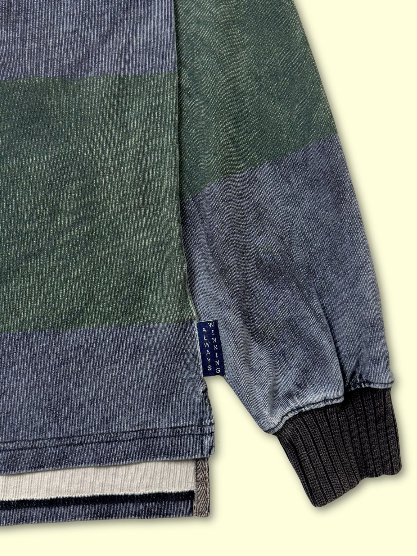 Nova Mockneck Heavyweight Longsleeve (Forest/Navy)