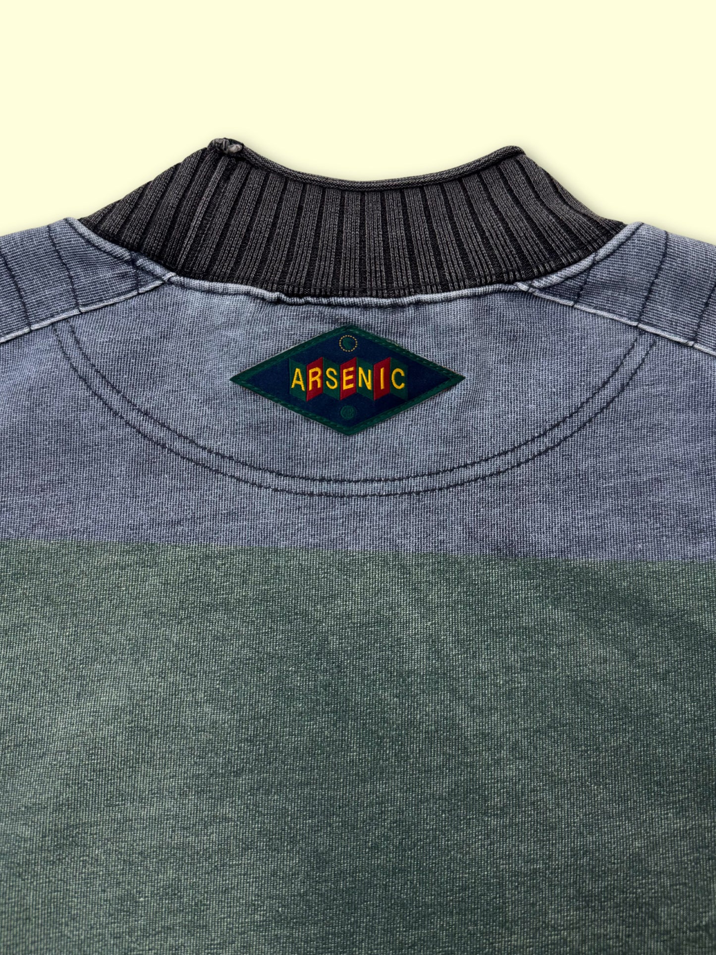 Nova Mockneck Heavyweight Longsleeve (Forest/Navy)