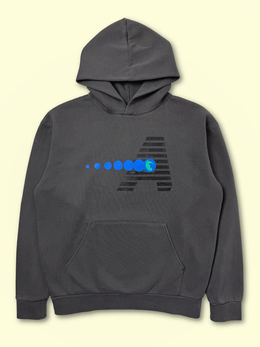 Pangea Hooded Sweatshirt (Washed Black)(Small & Medium Only)